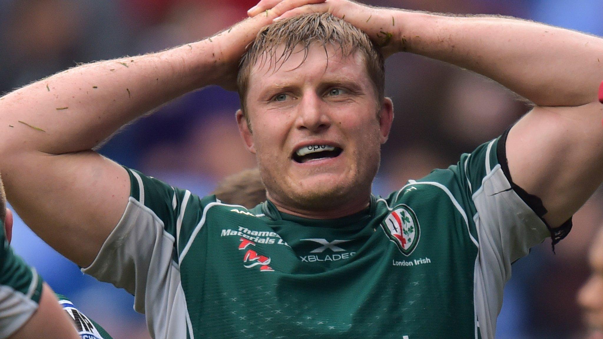 London Irish captain Franco van der Merwe