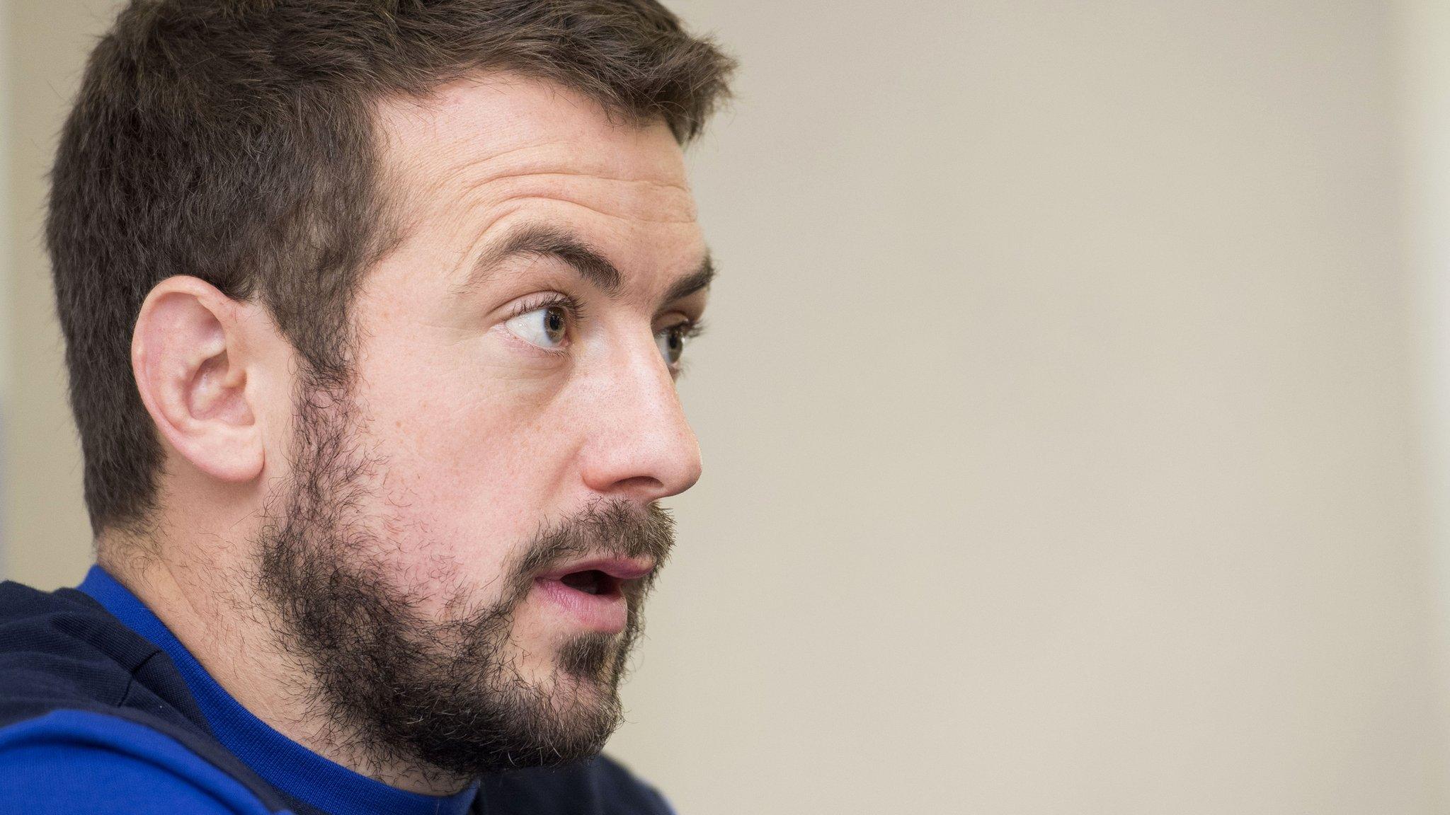 Scotland captain Greig Laidlaw speaks to the media on Tuesday