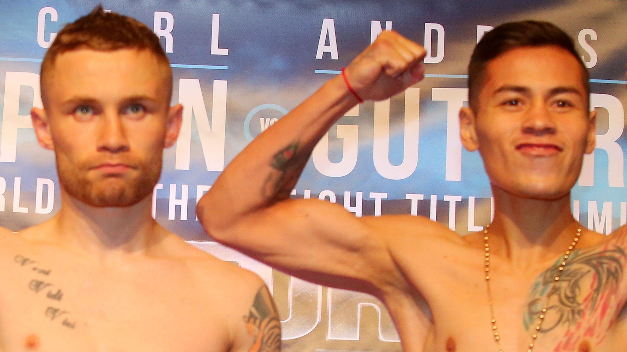 Carl Frampton and Andres Gutierrez