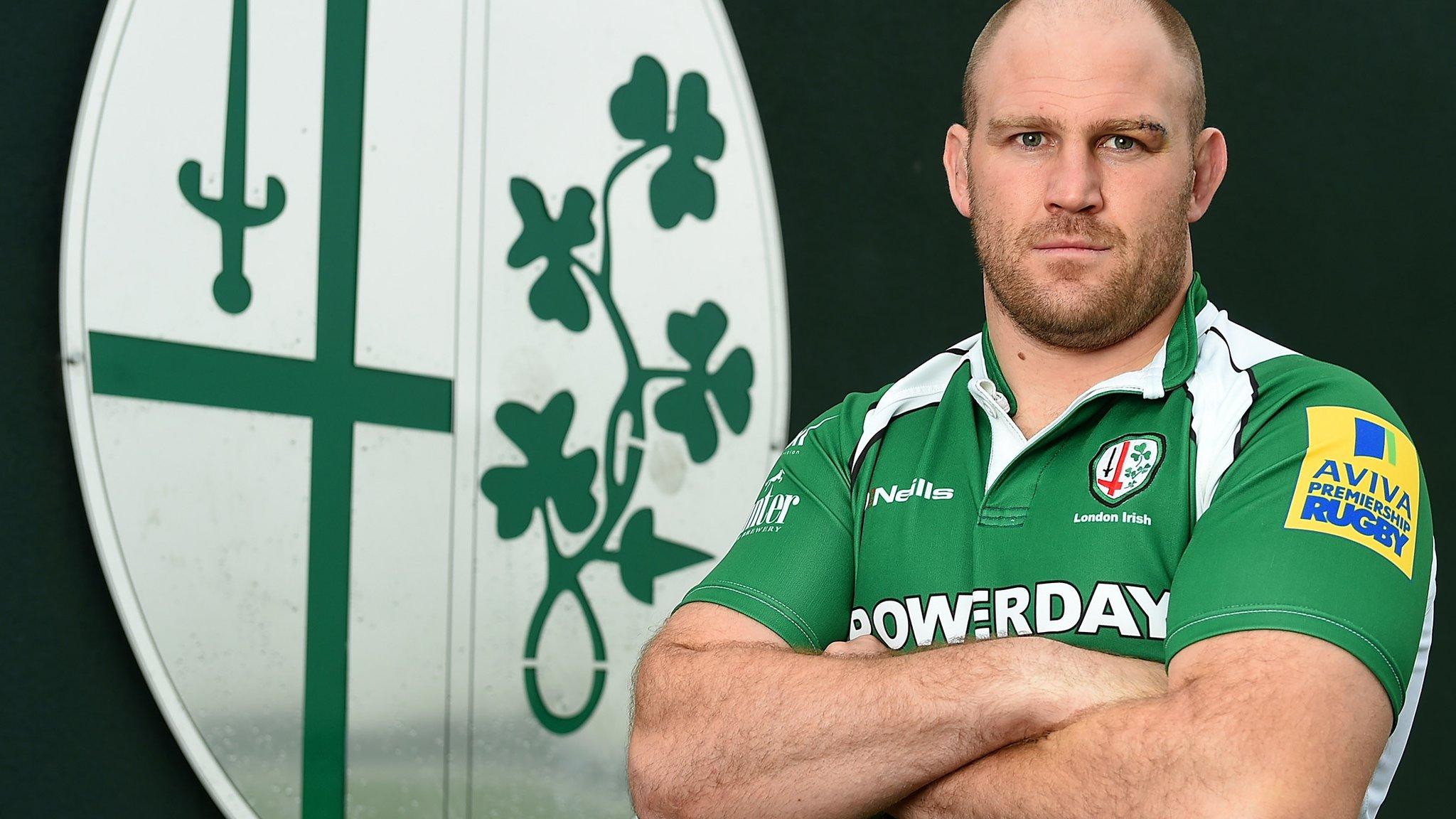 London Irish prop Ben Franks