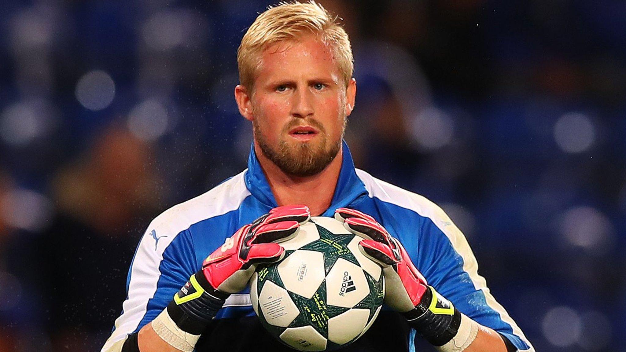 Leicester City goalkeeper Kasper Schmeichel