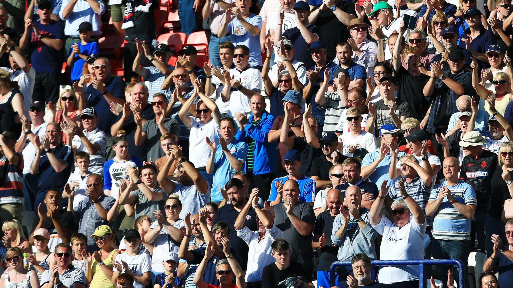 Bolton fans v Ipswich