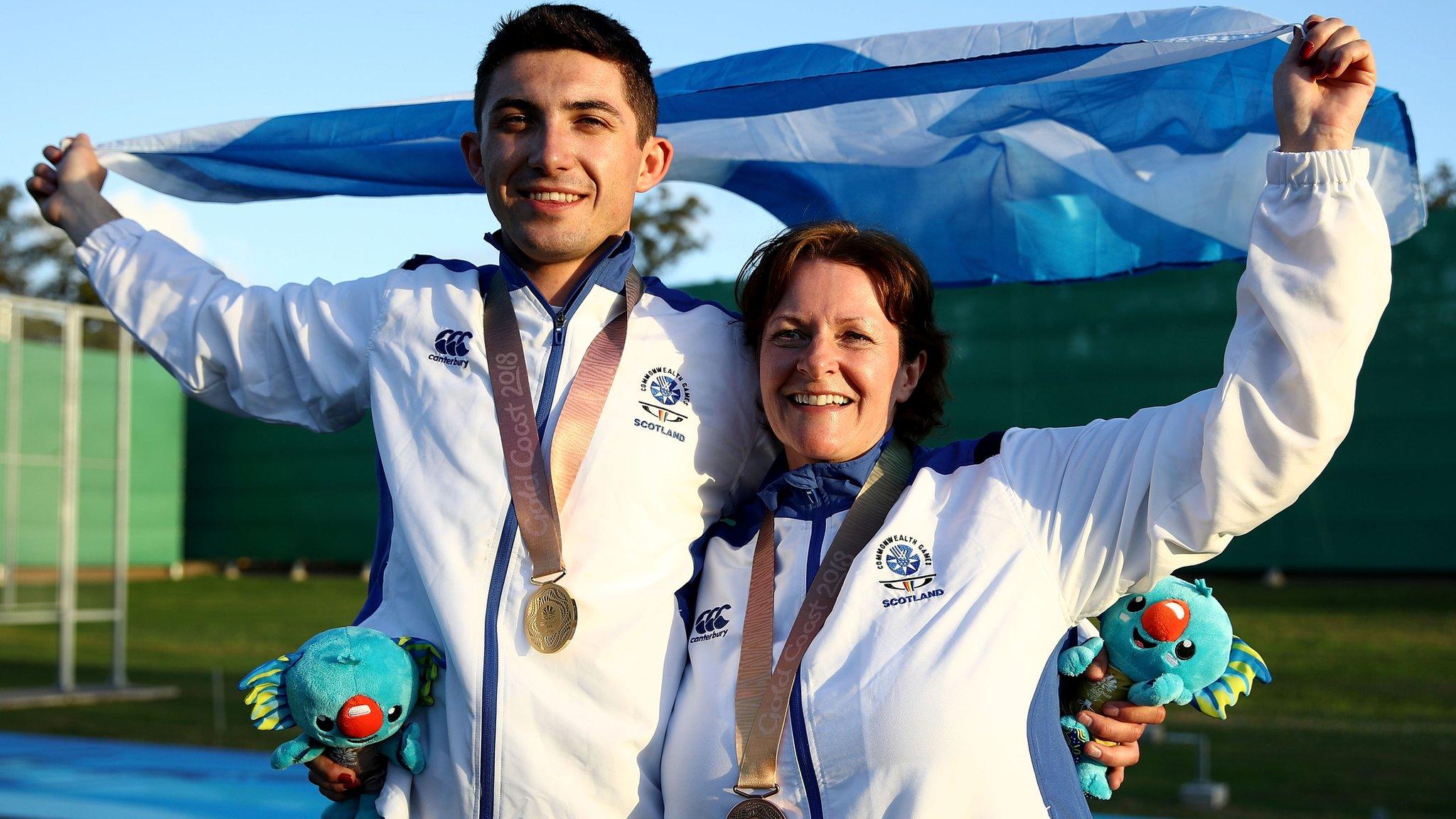 Scotland celebrate medals