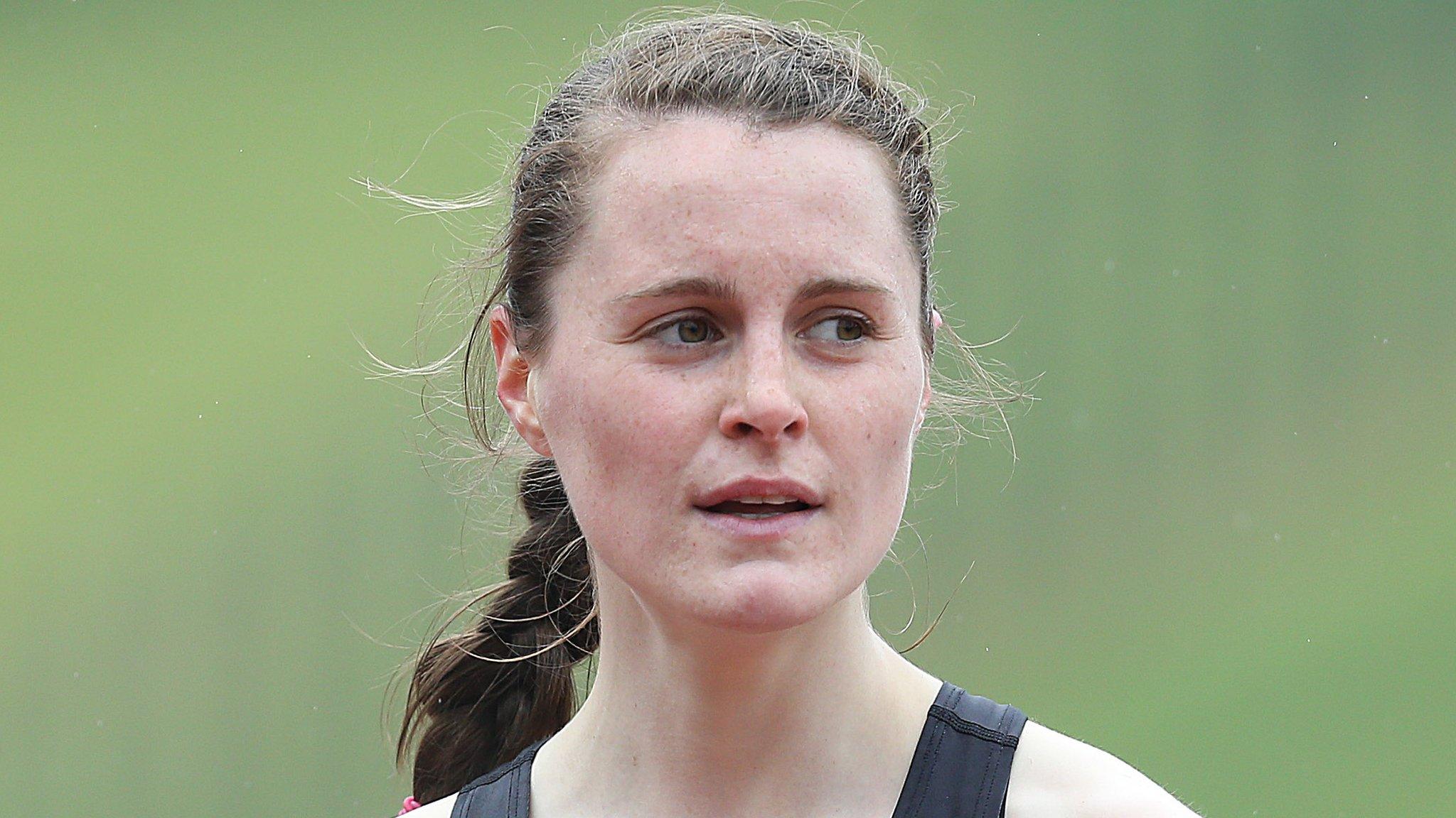 Ciara Mageean in action at the Belfast International meeting at the Mary Peters Track