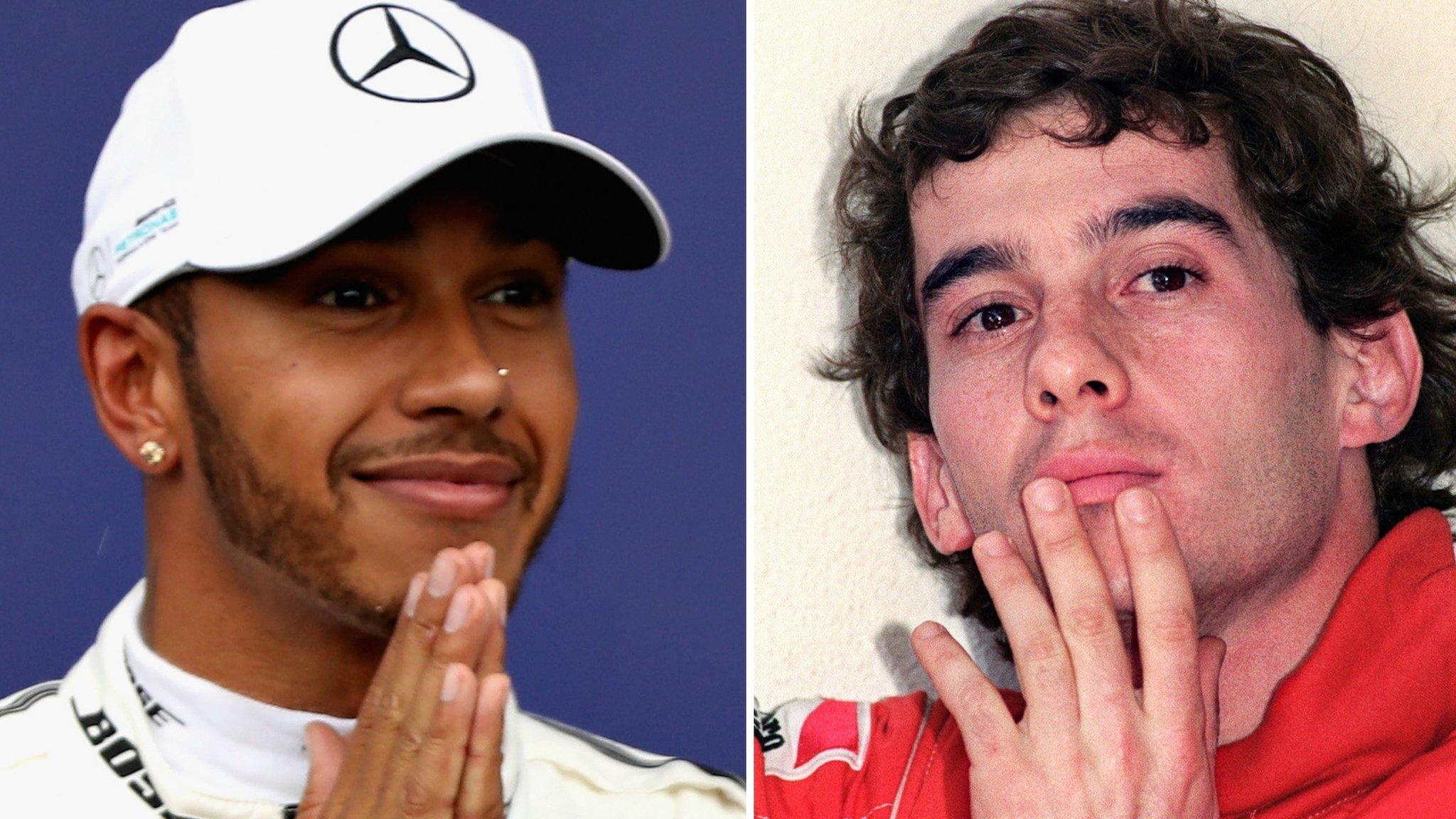 Hamilton and Senna