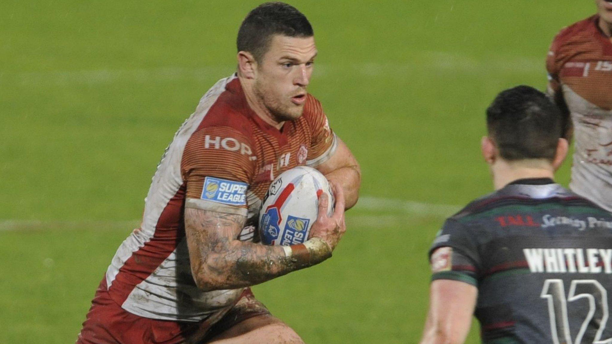 Luke Burgess in action for Catalans