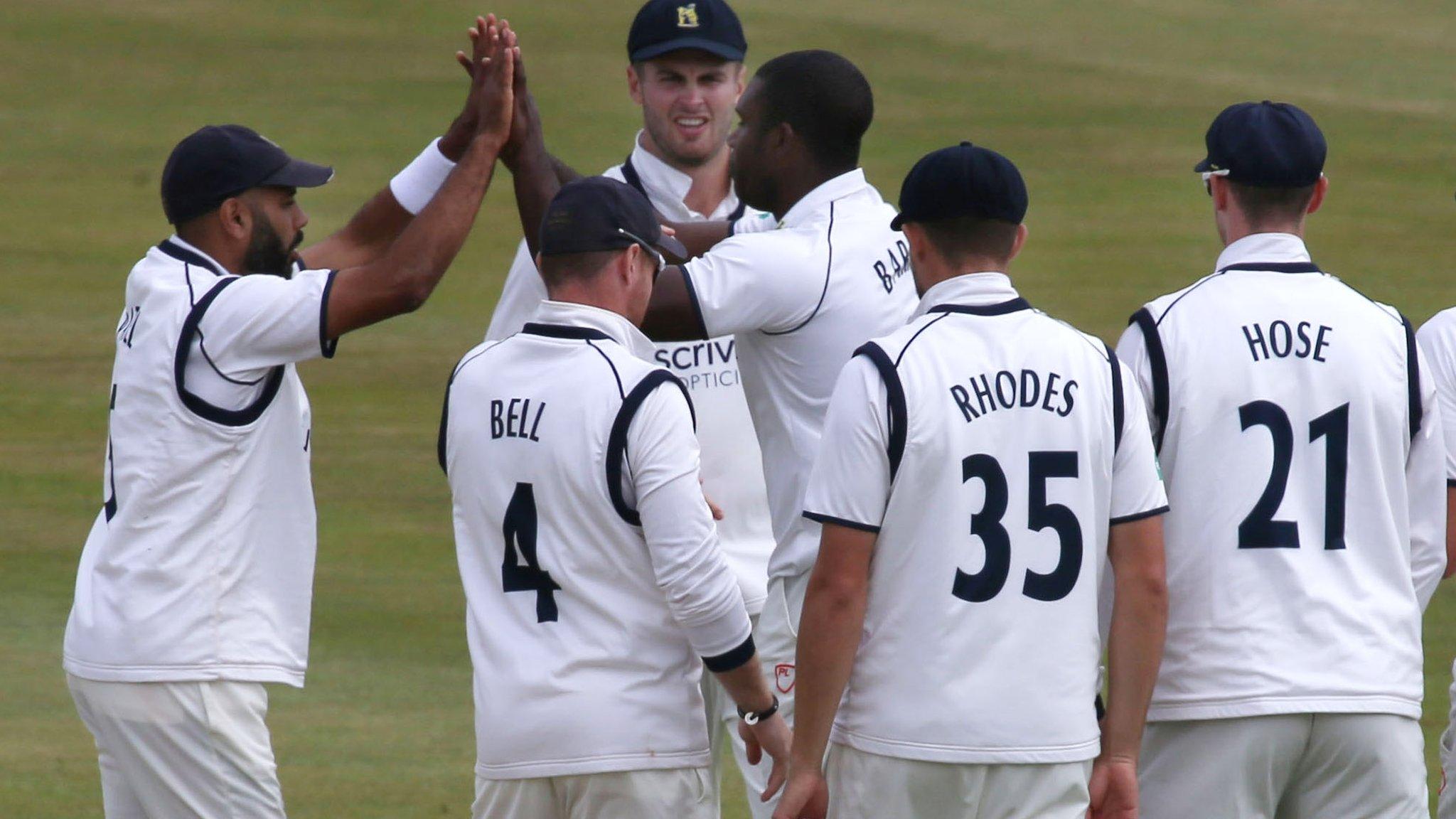Keith Barker's bowling figures of 5-32 were his best in four years
