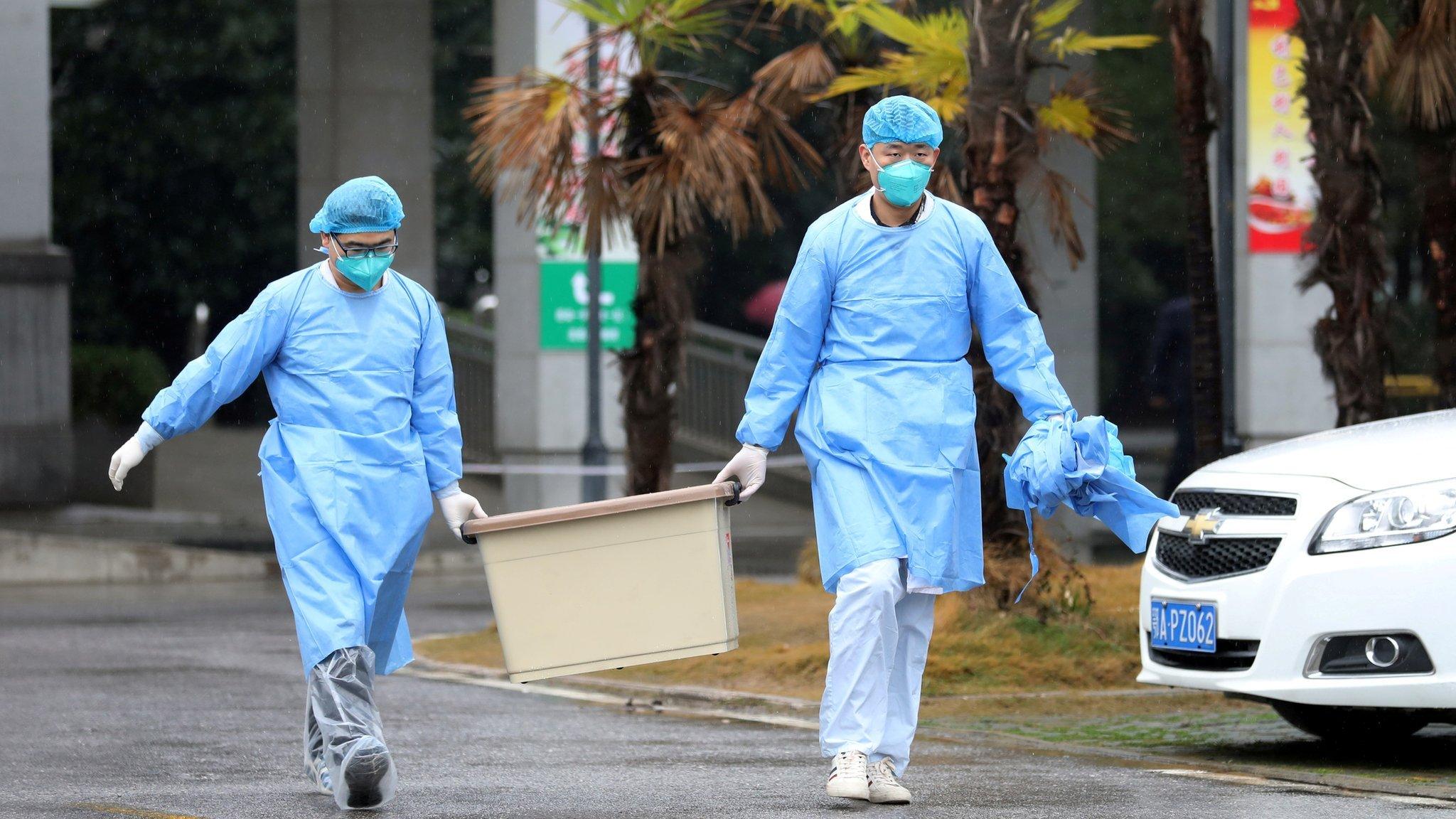 Medical staff in Wuhan