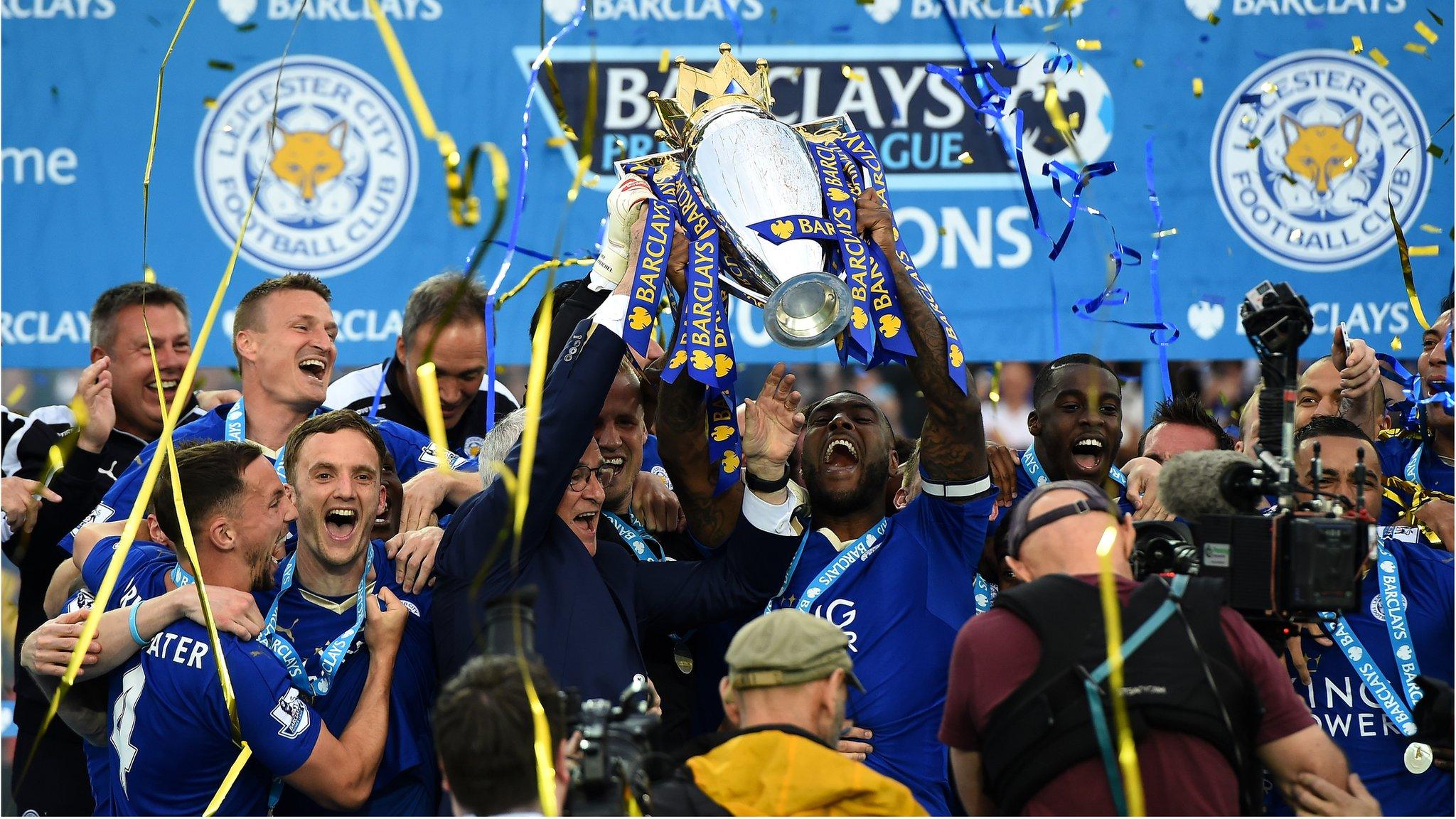 Leicester win the Premier League