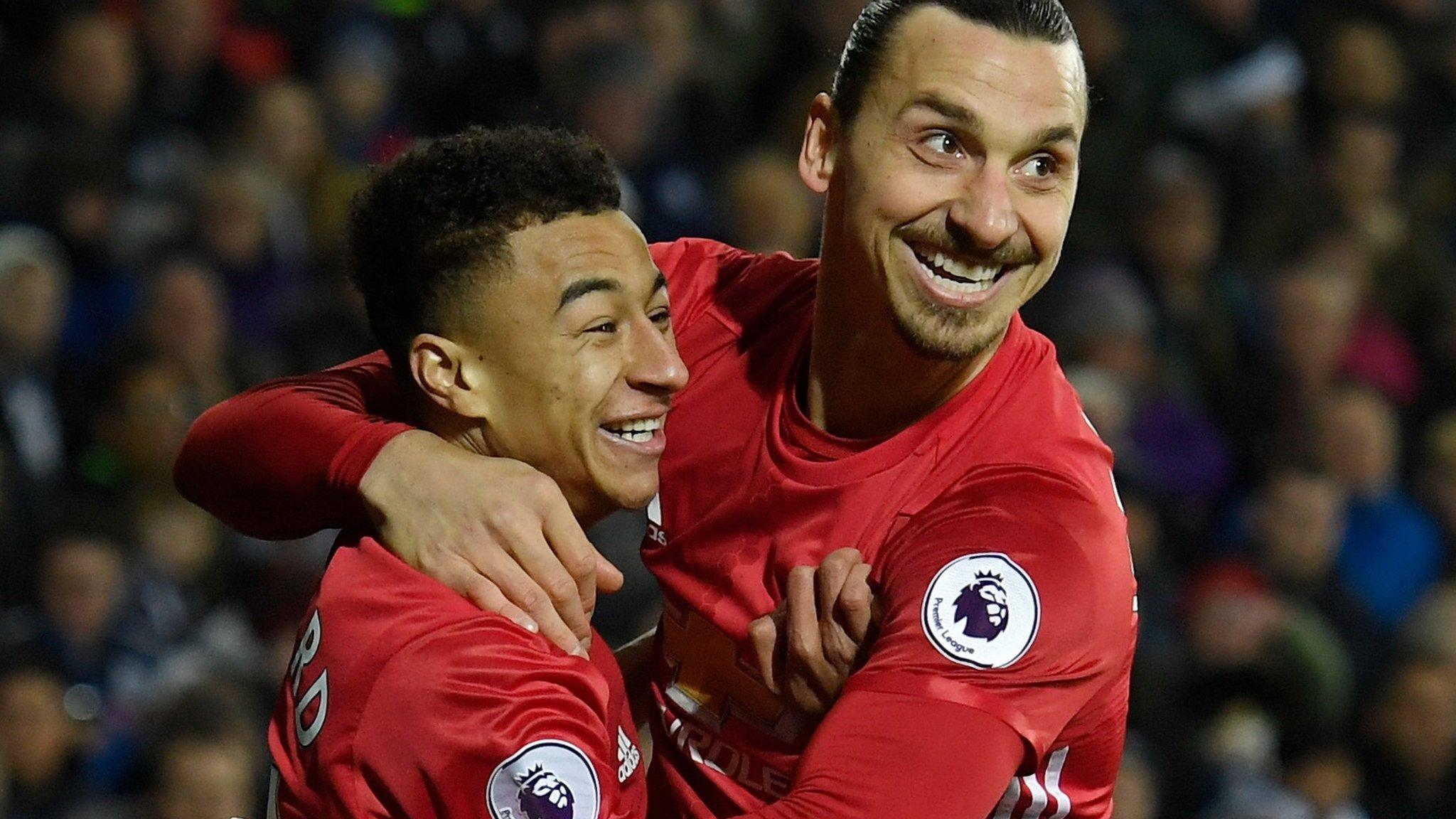 Jesse Lingard and Zlatan Ibrahimovic