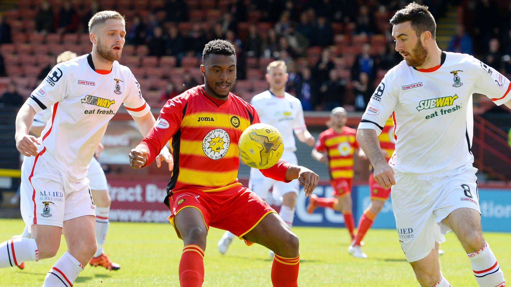 Inverness CT were 4-1 winners at Firhill