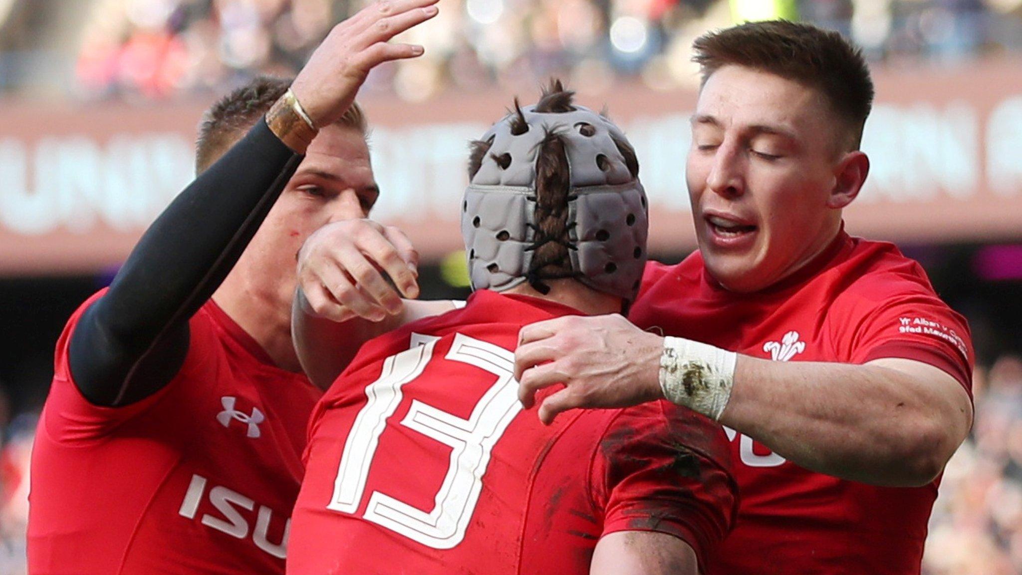 Wales celebrate