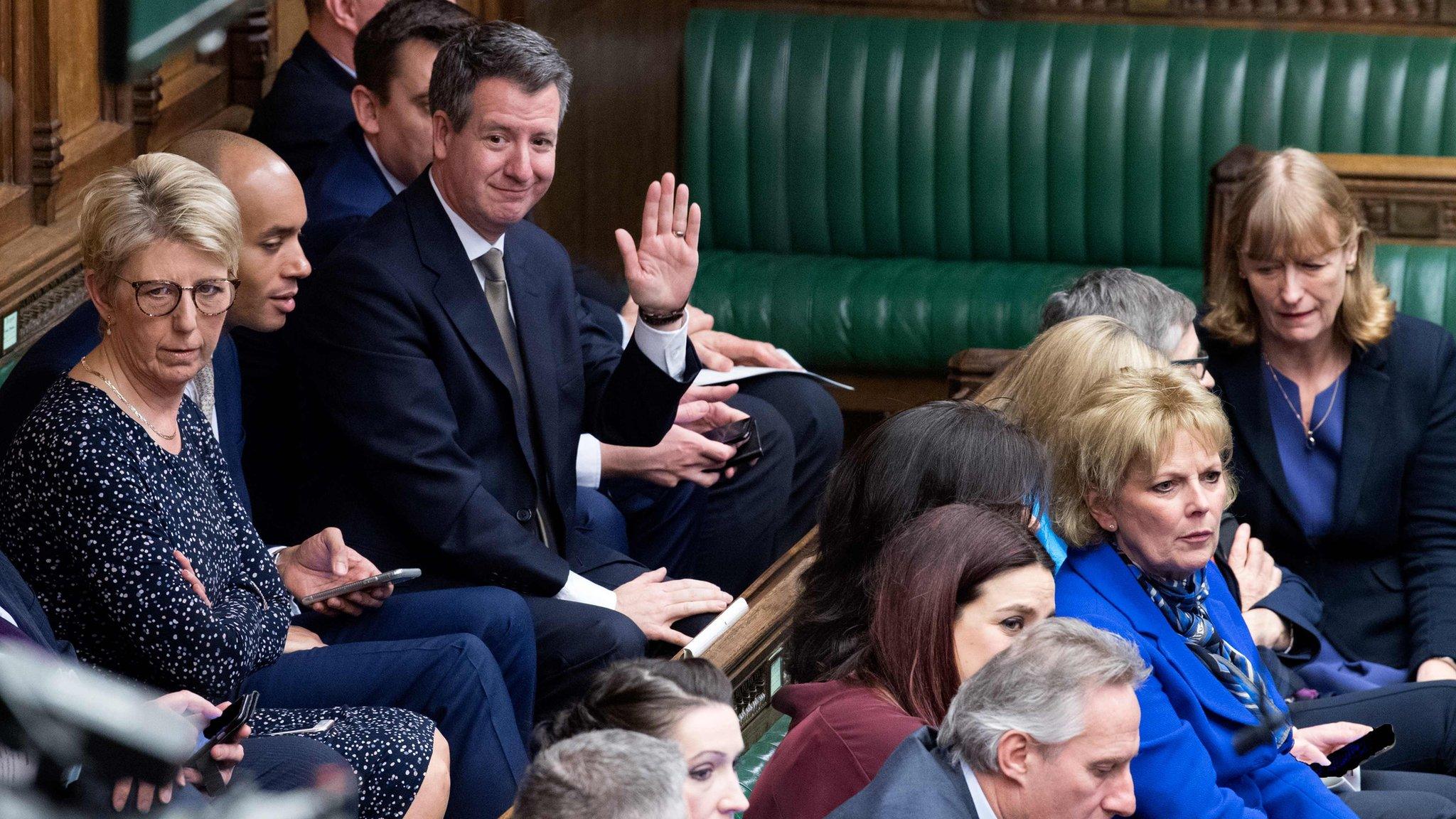 Members of the Independent Group sitting in the House of Commons