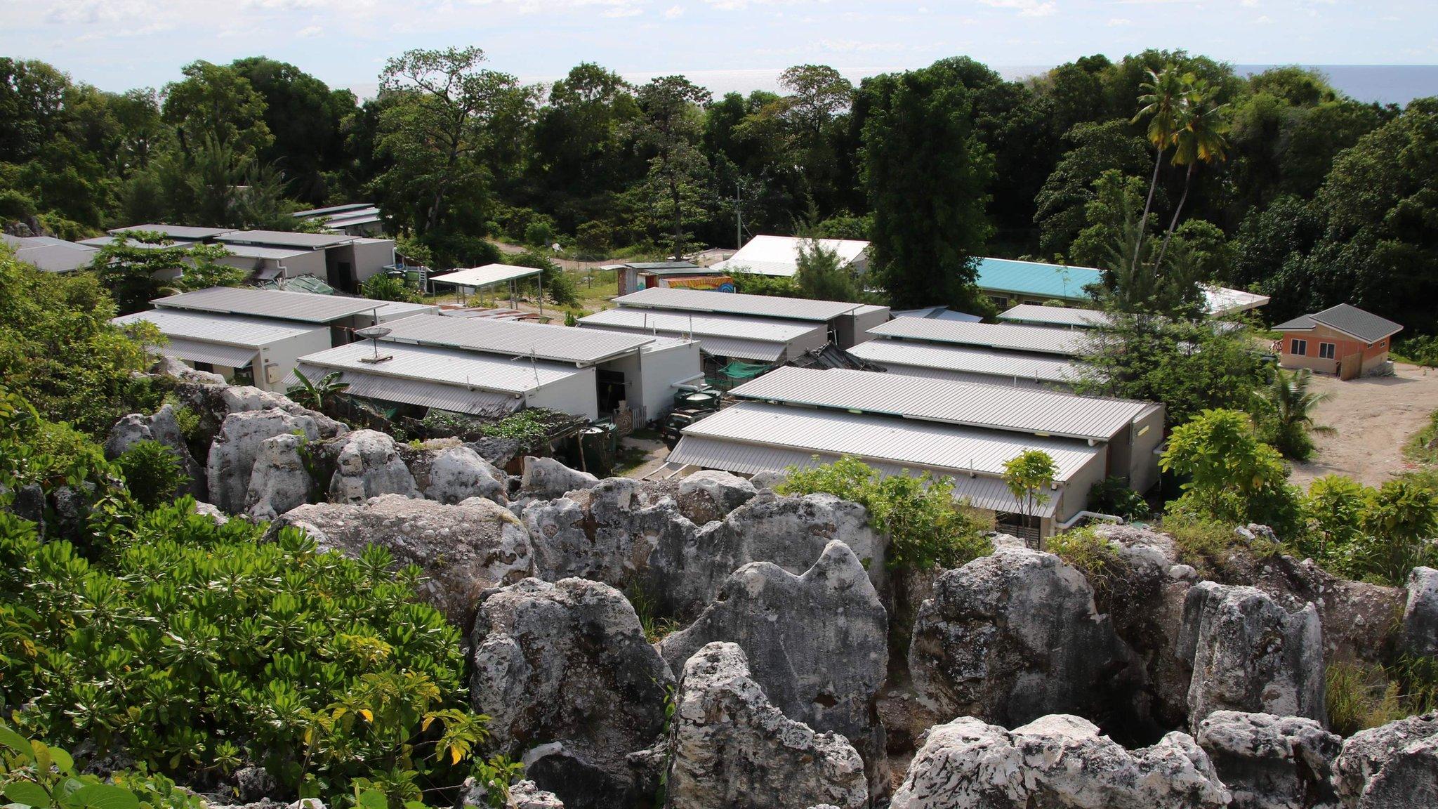 Refugee camp on the Pacific island of Nauru on September 2, 2018