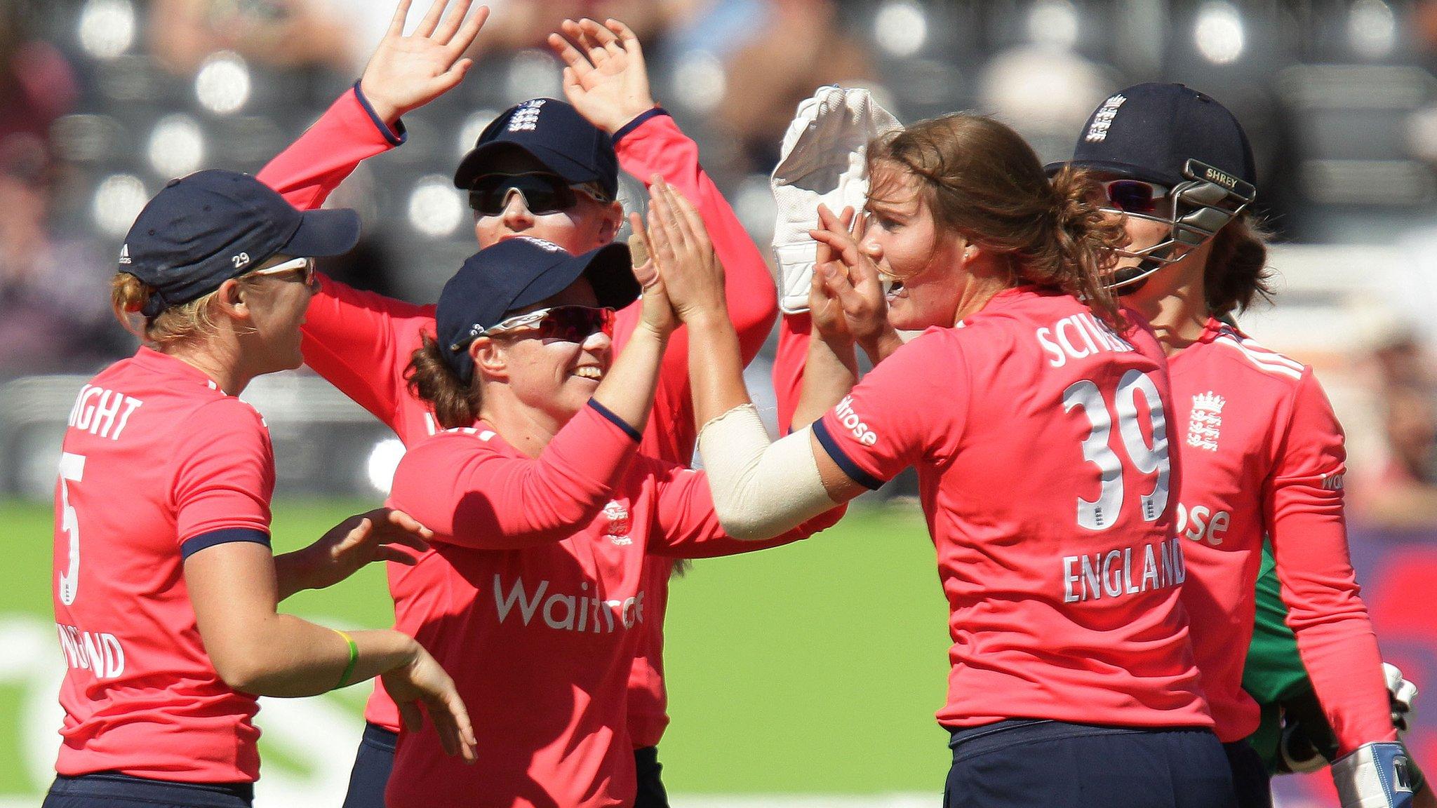 England celebrate