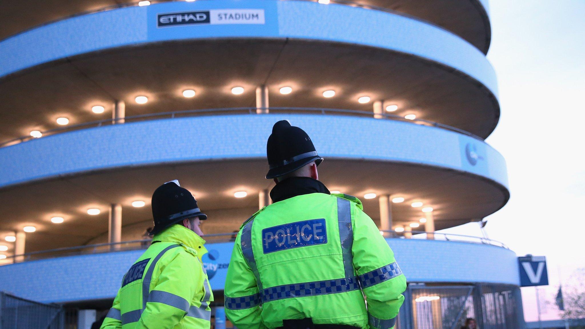 Police at Manchester City