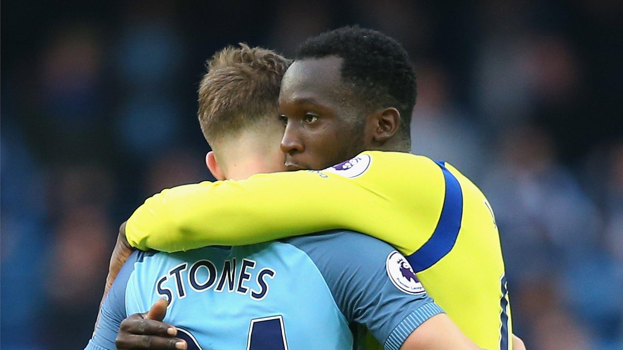 John Stones and Romelu Lukaku