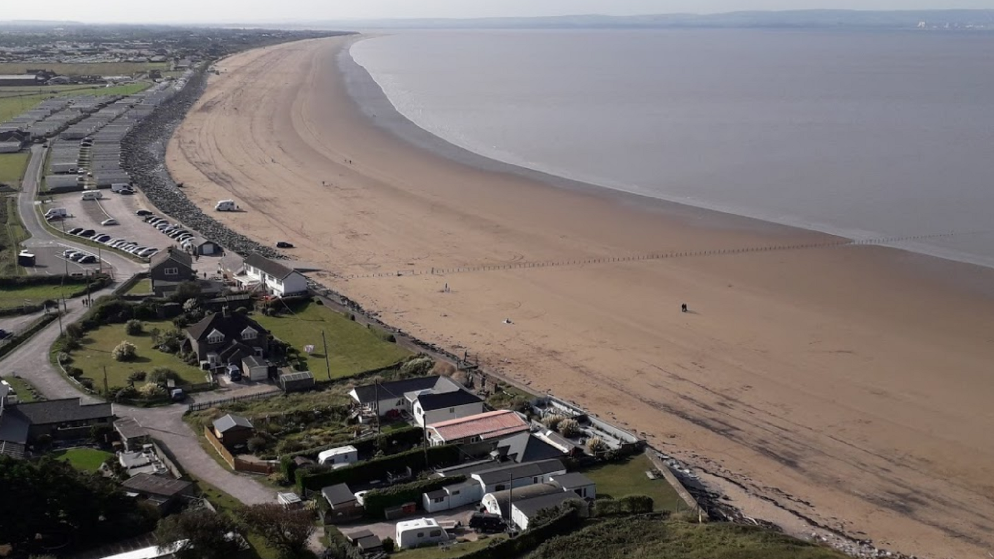 Brean Down beach