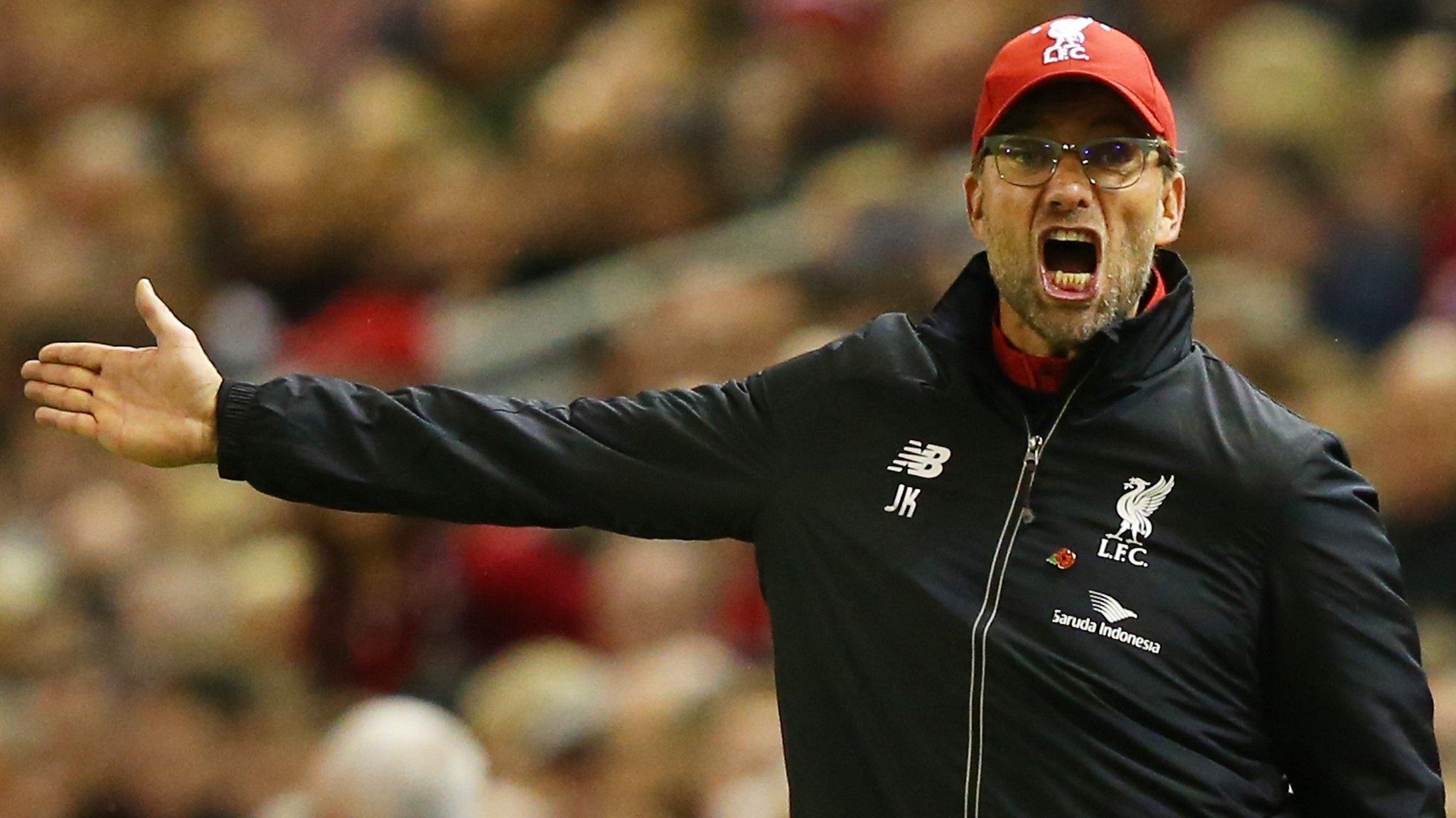 Liverpool boss Jurgen Klopp