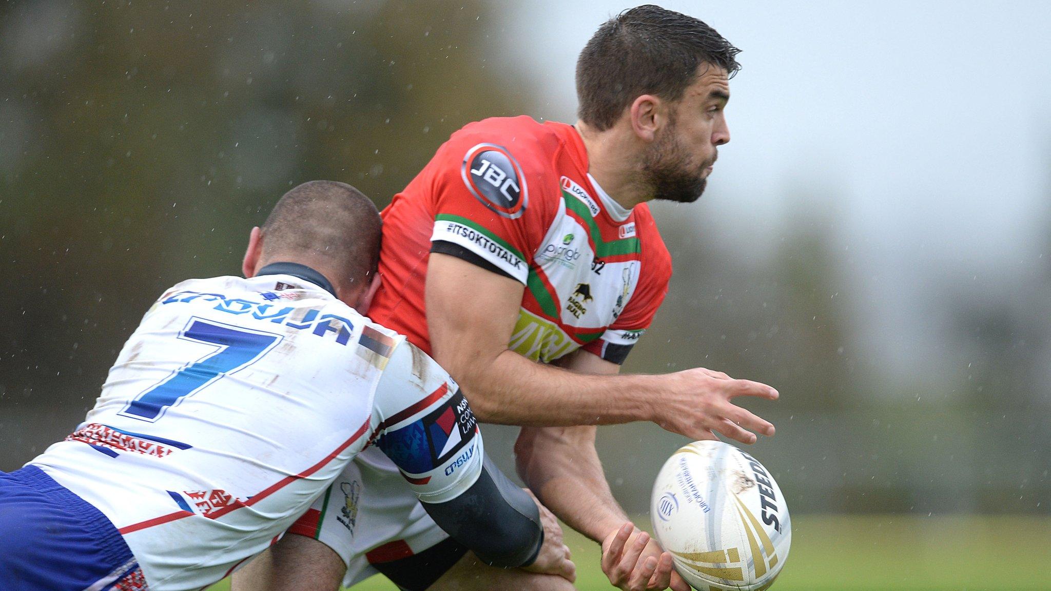 Wales' Elliot Kear in action against Serbia