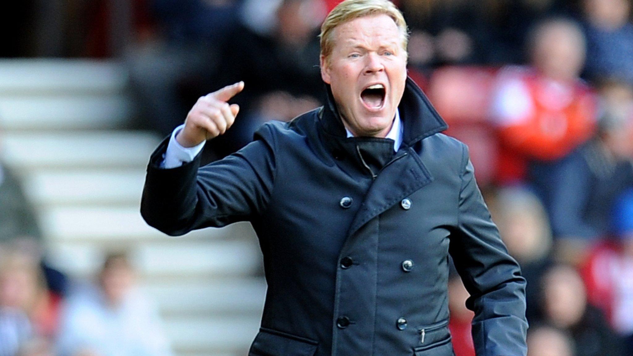 Southampton manager Ronald Koeman