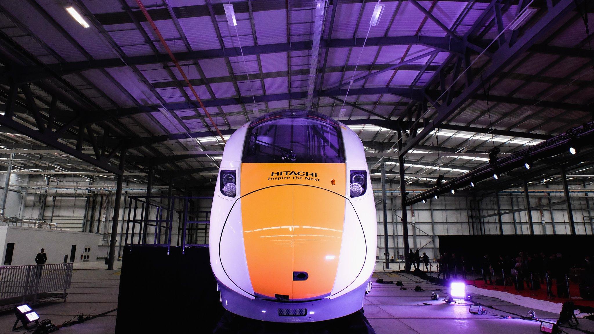 Train at Hitachi Newton Aycliffe plant