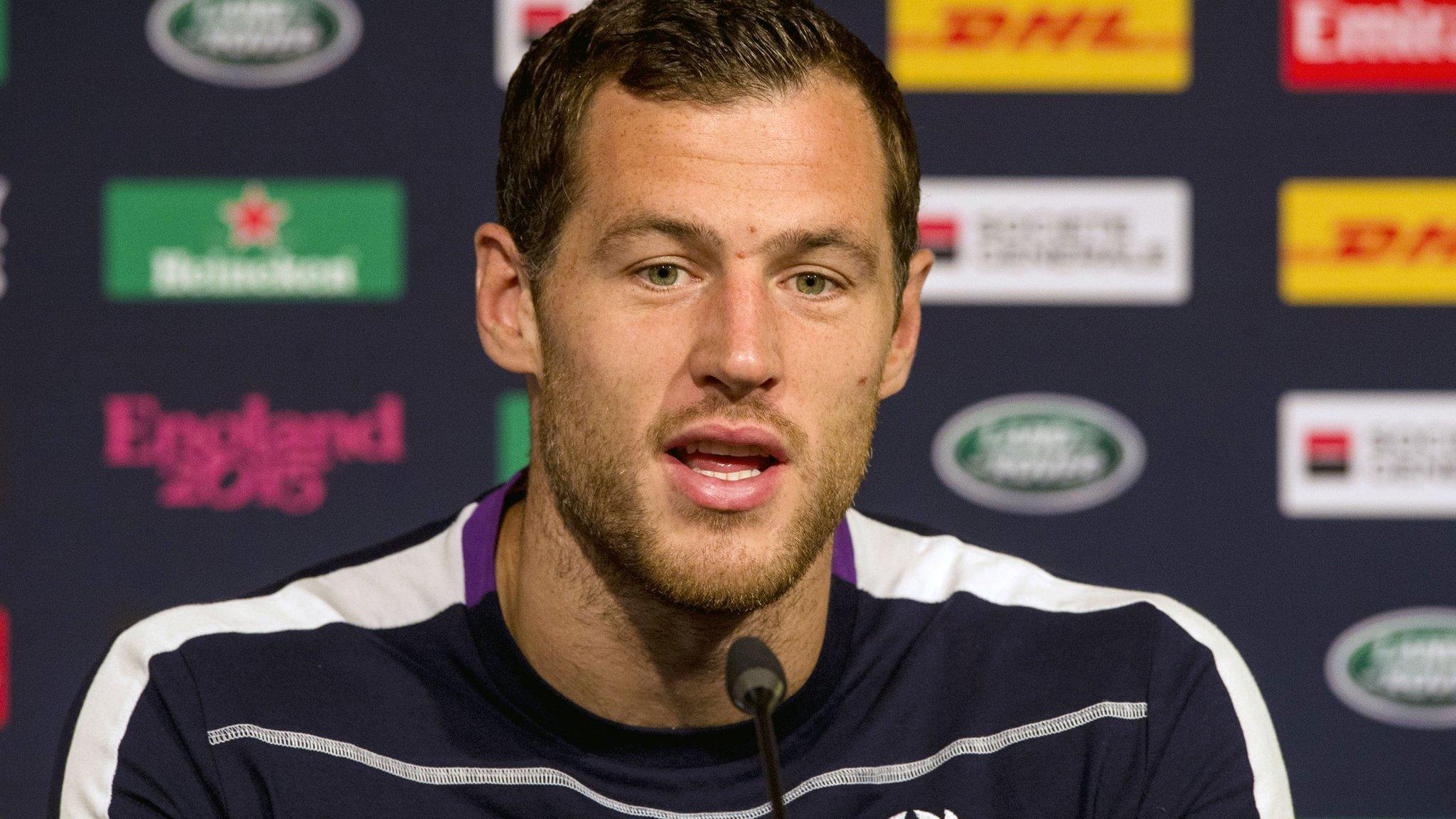 Scotland winger Tim Visser