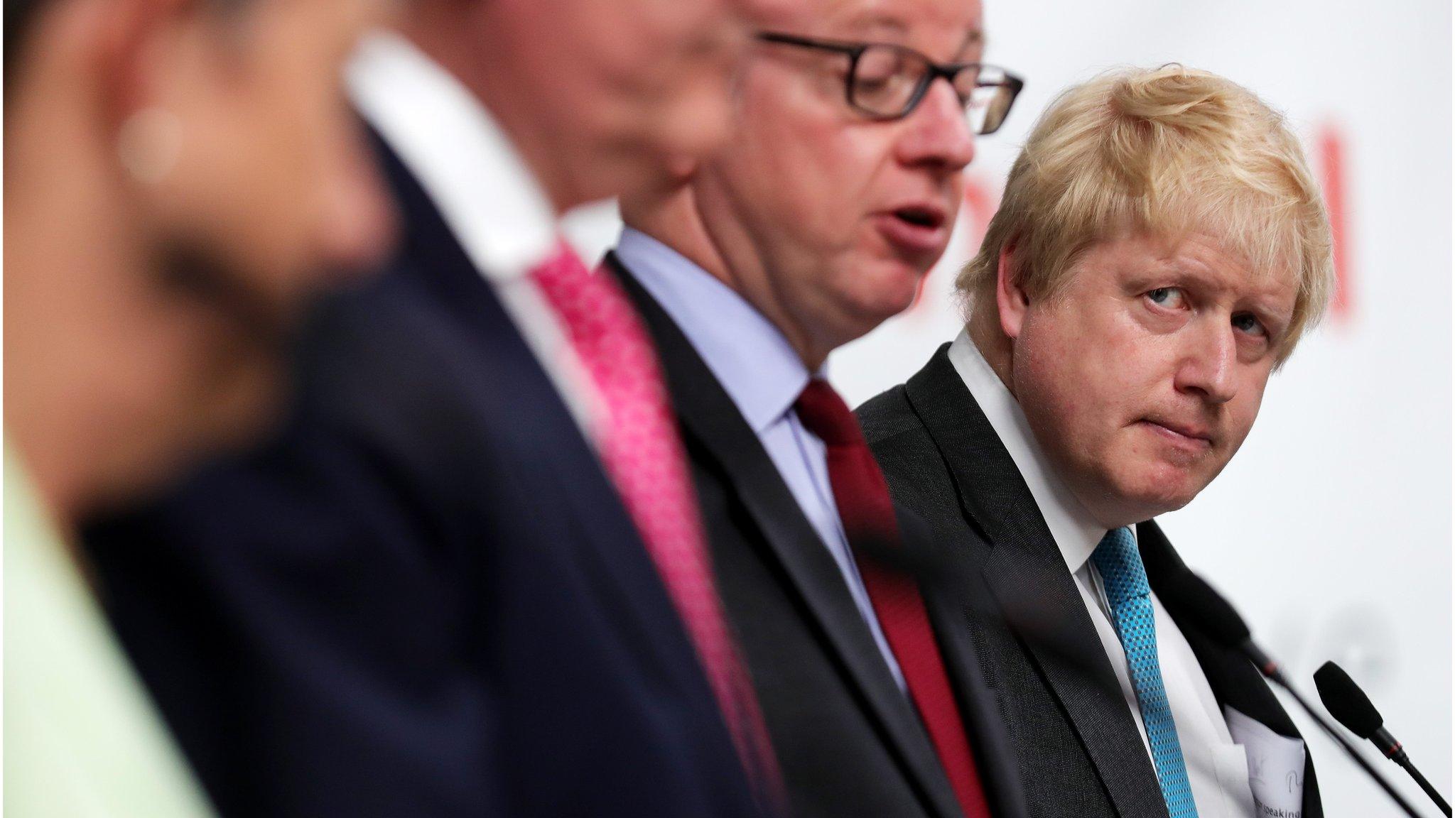 Boris Johnson and Michael Gove