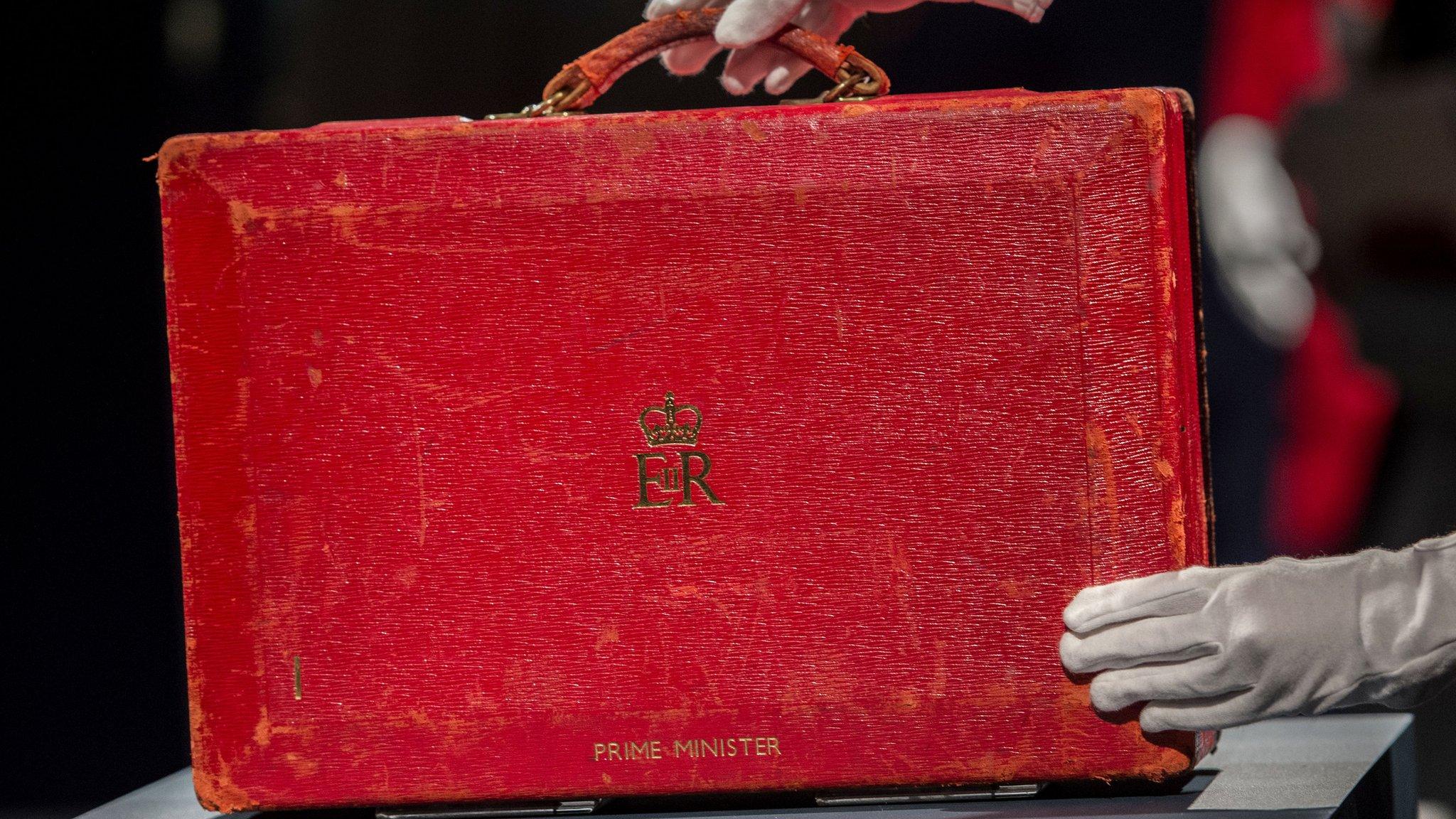 Margaret Thatcher's red prime ministerial dispatch box