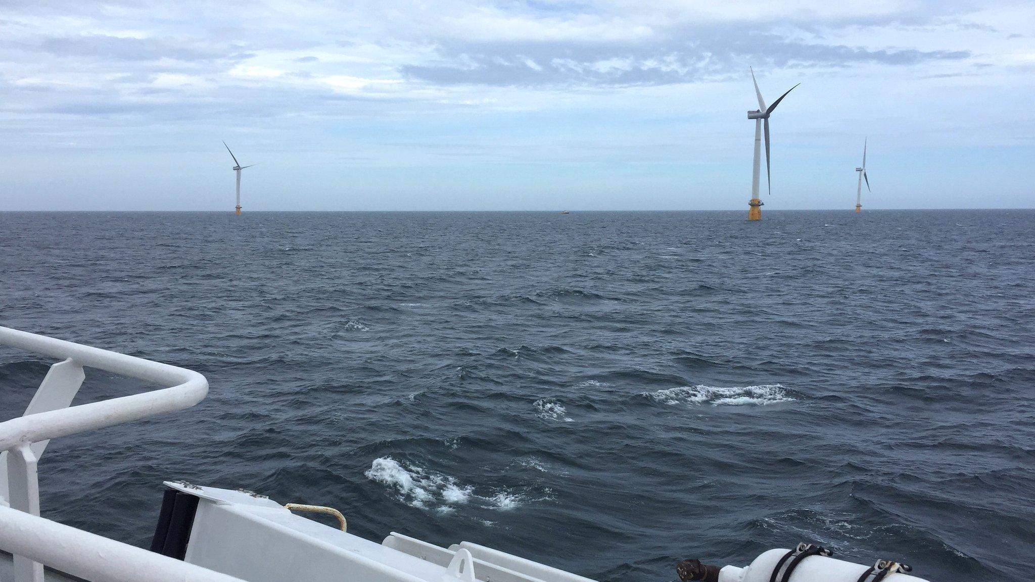 Turbines off Peterhead