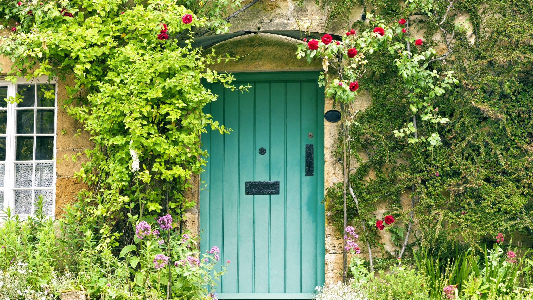 front door of house