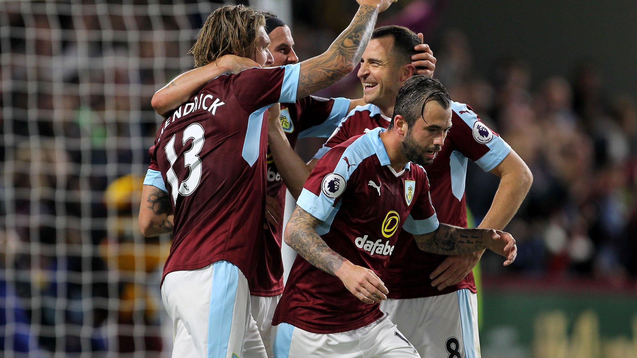 Burnley celebrate