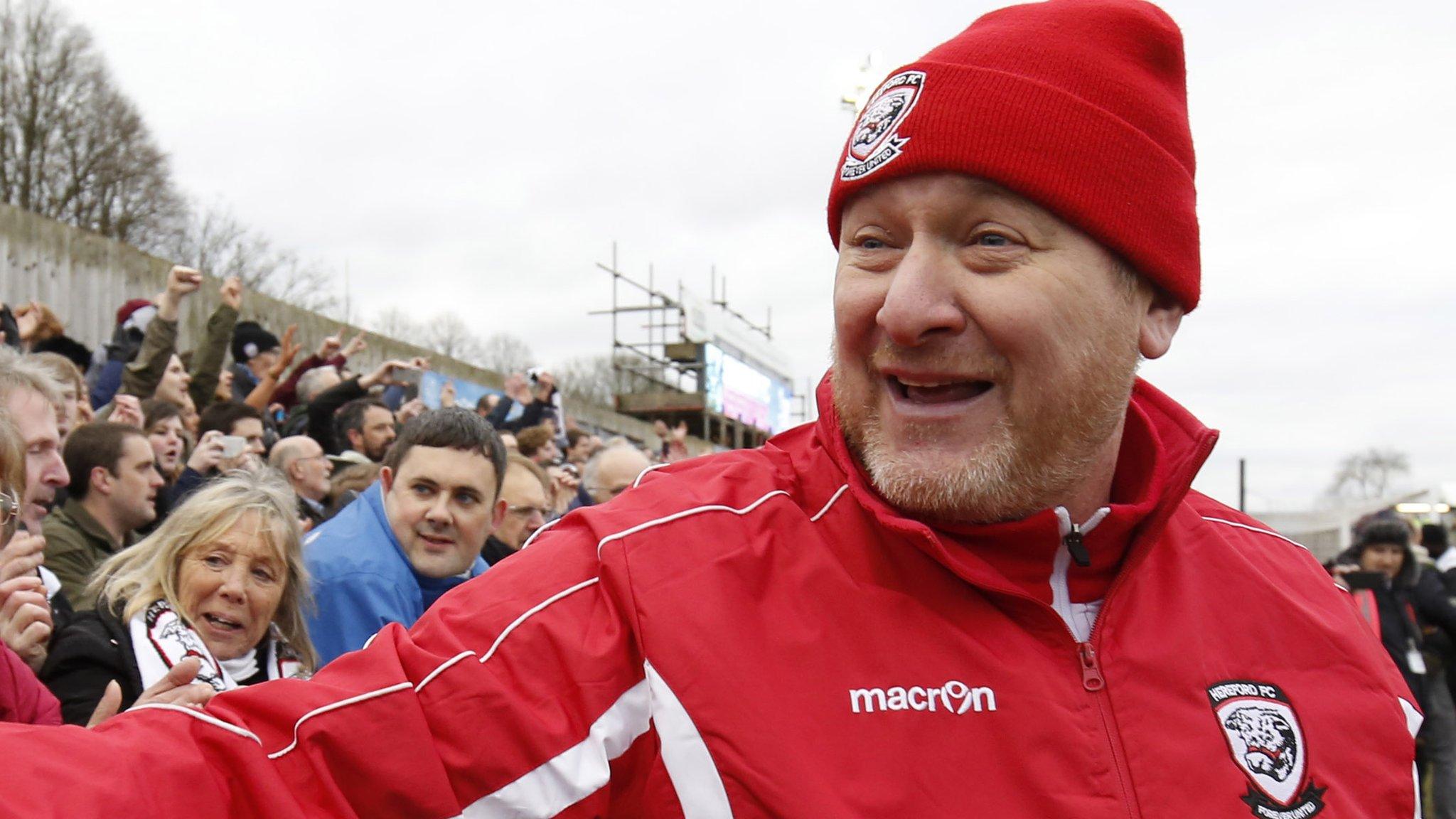 Hereford FC manager Peter Beadle