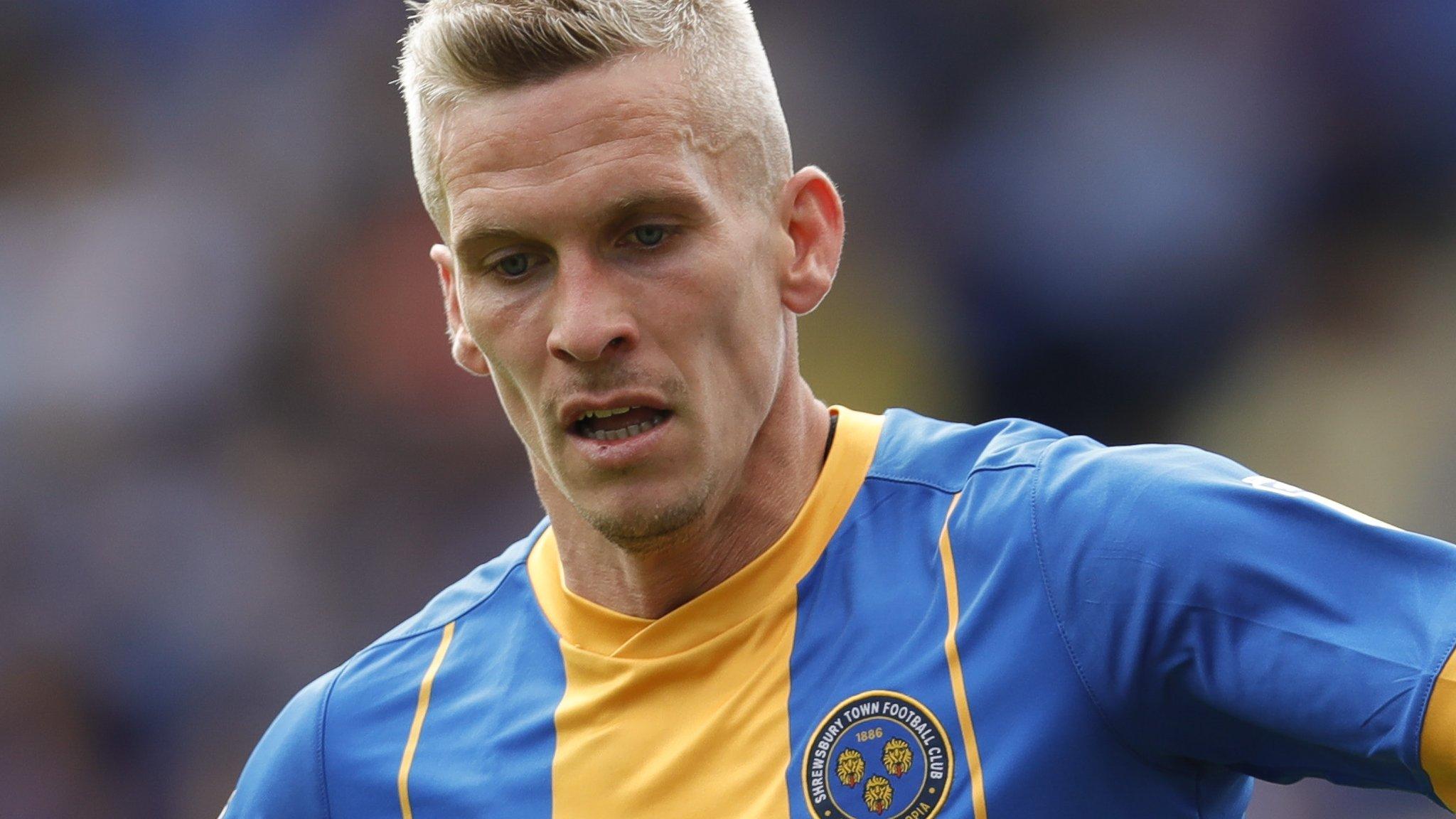 Steve Morison in action for Shrewsbury