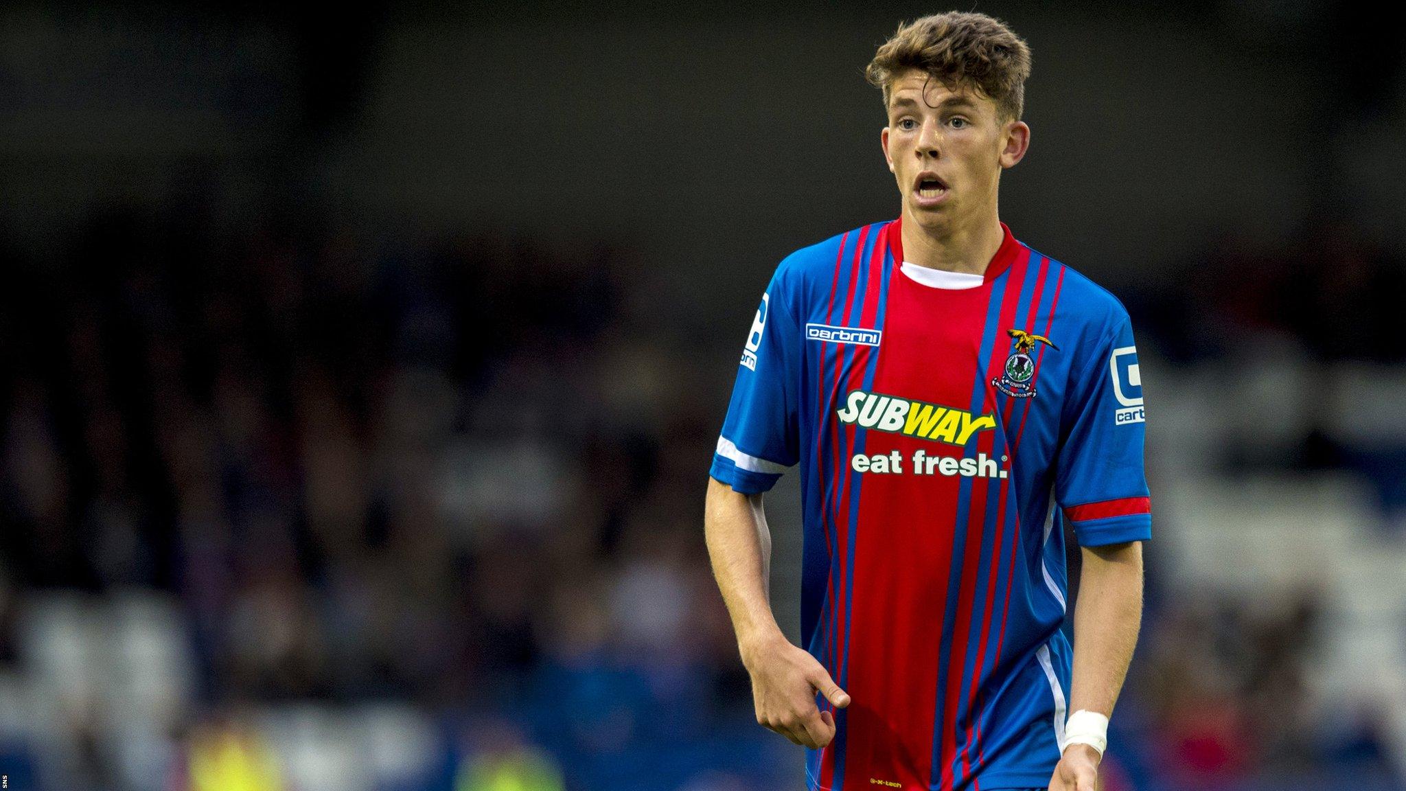 Ryan Christie in action for Inverness Caledonian Thistle