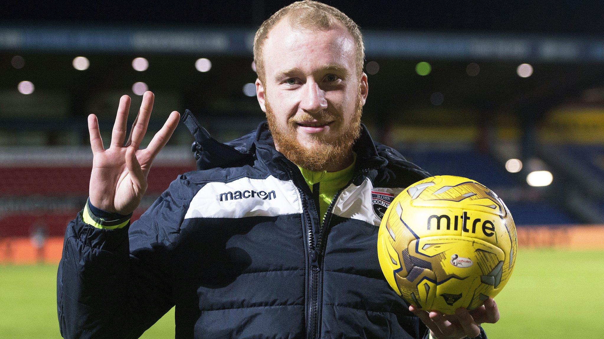 Ross County striker Liam Boyce