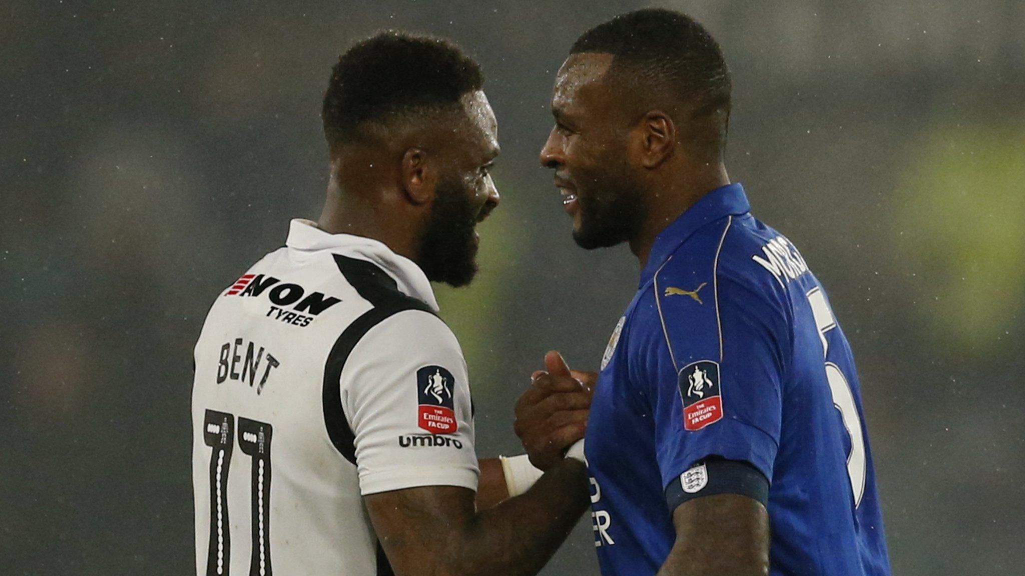 Darren Bent and Wes Morgan