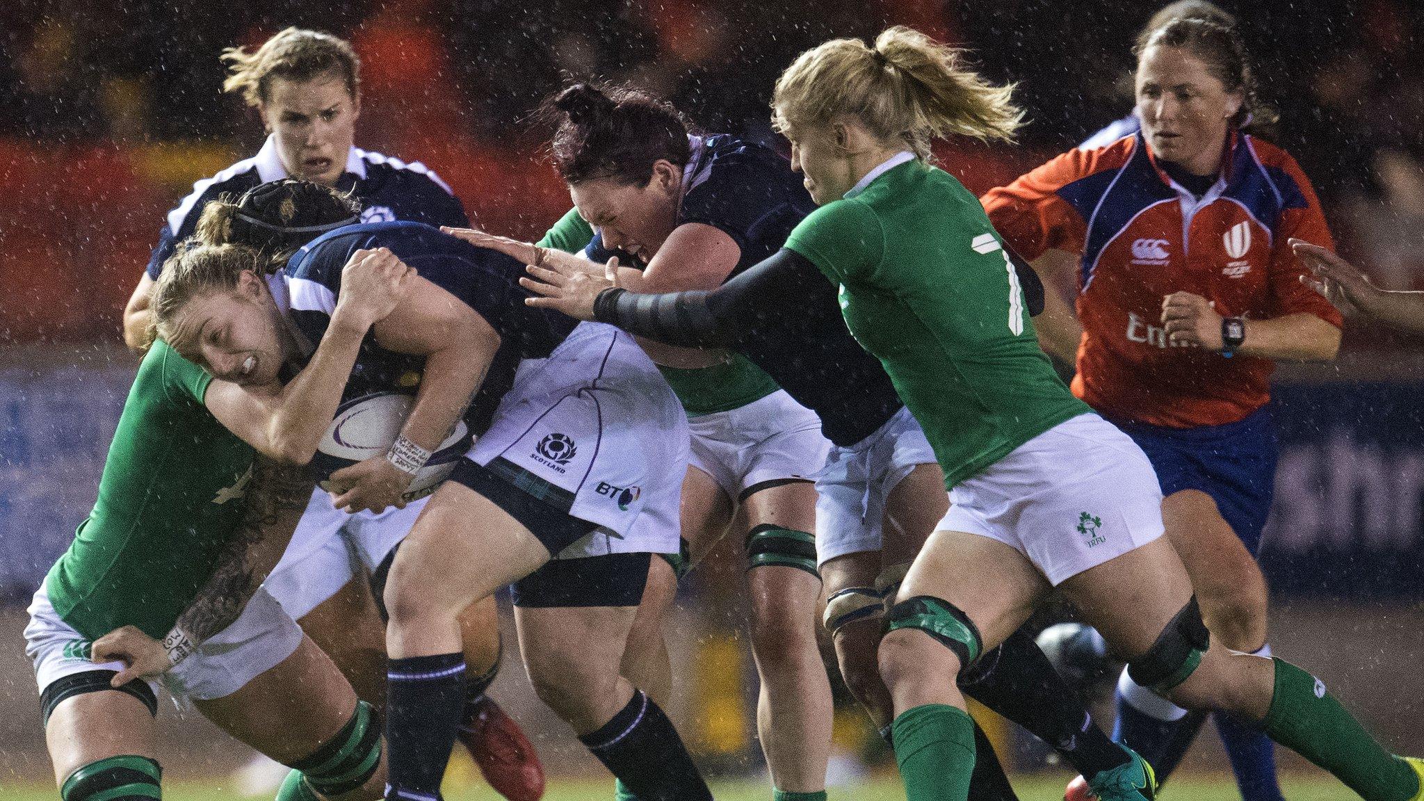 Scotland ran with the ball impressively in the Cumbernauld rain