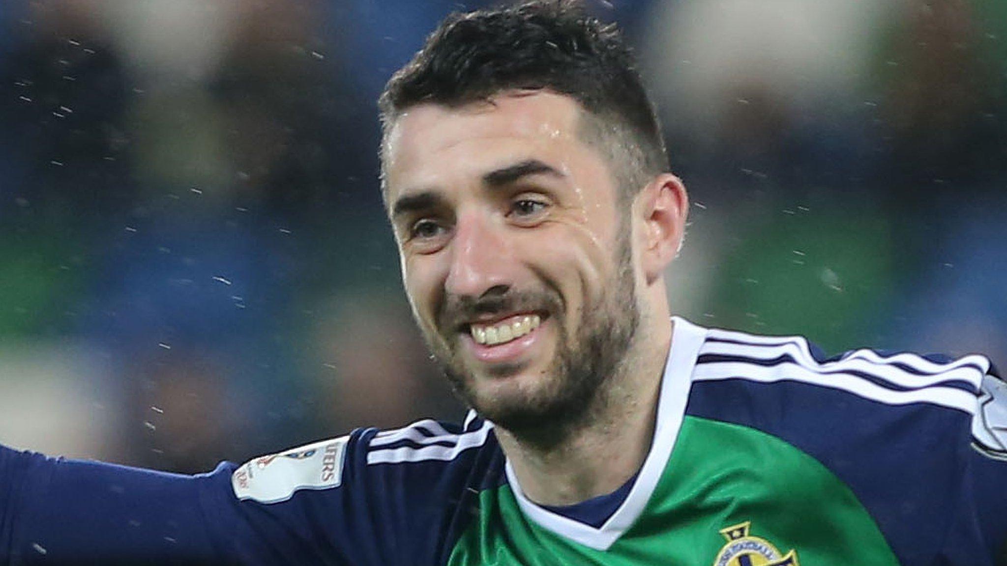 Conor McLaughlin scored his first Northern Ireland goal in the 4-0 win