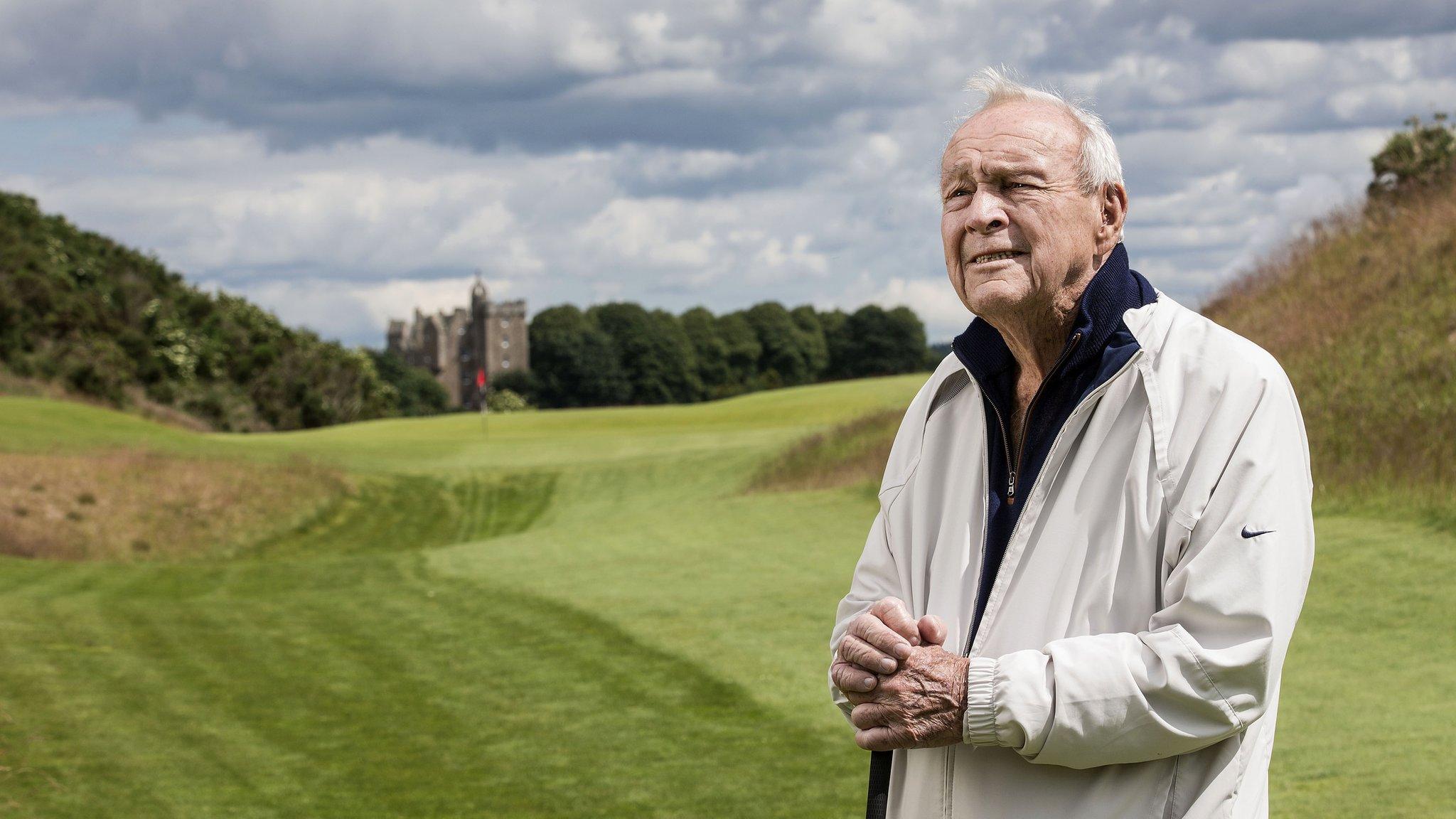 Arnold Palmer at castle Stuart in 2015