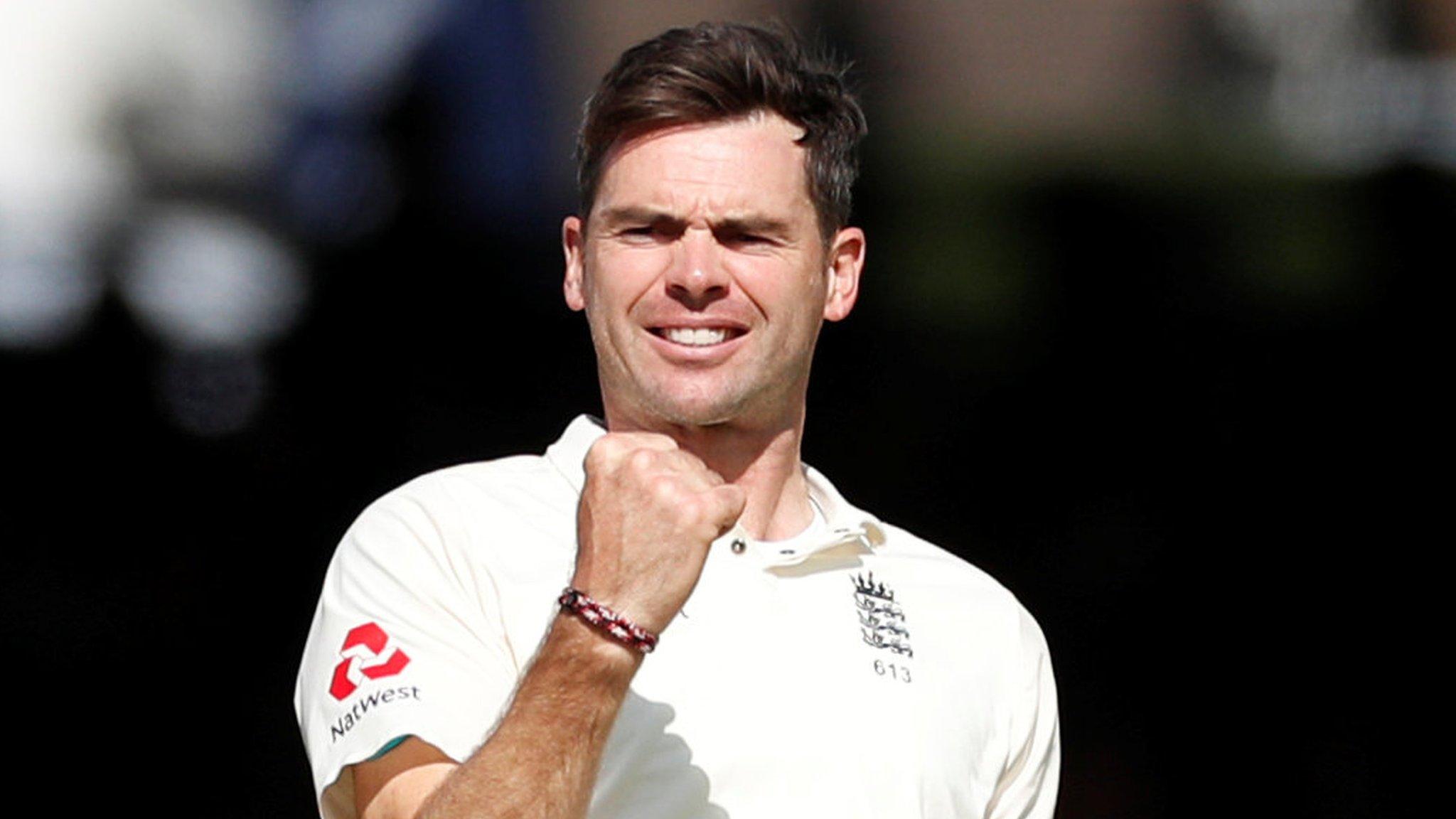 England's James Anderson