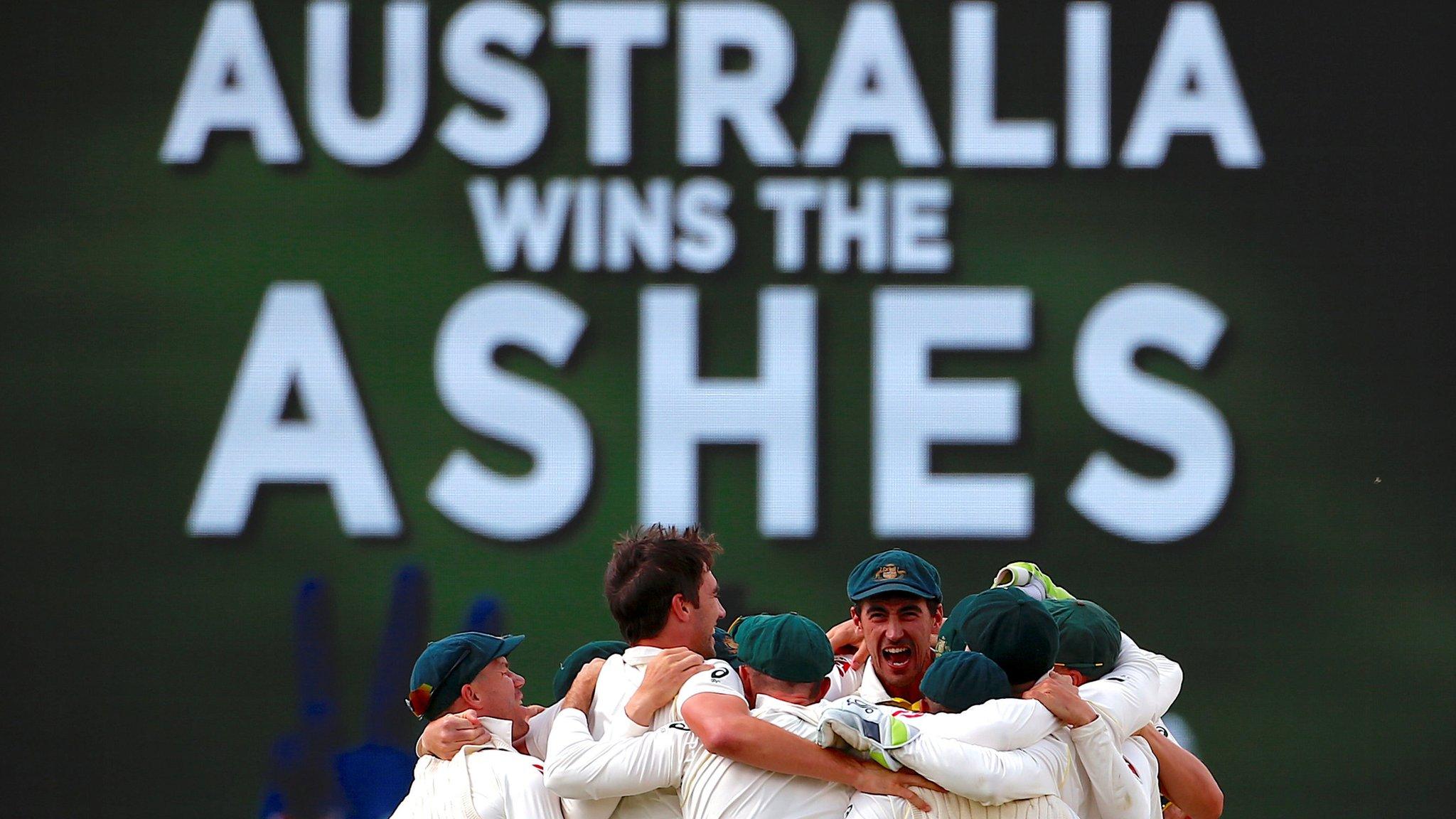 Australia win the Ashes