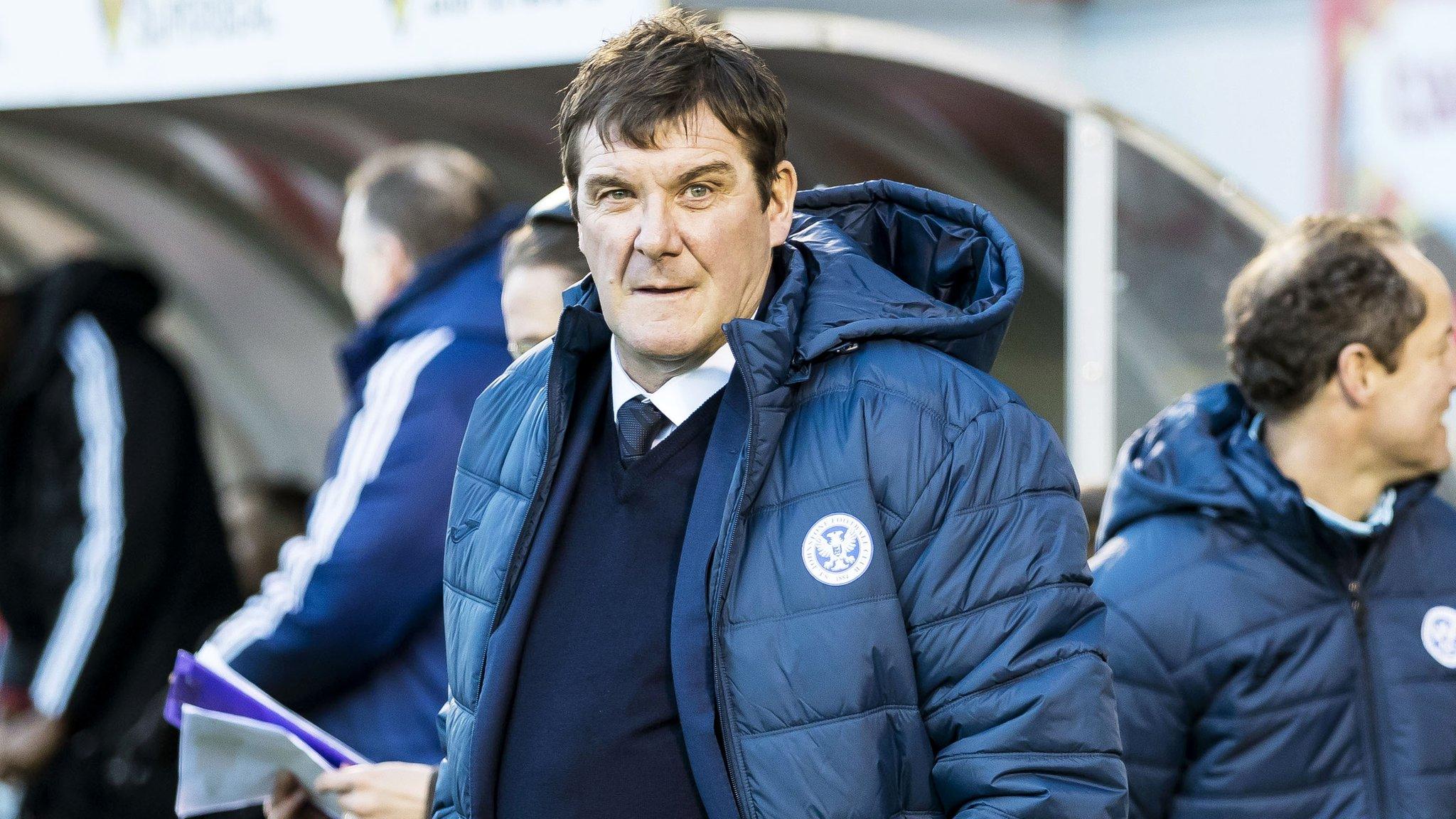 St Johnstone manager Tommy Wright