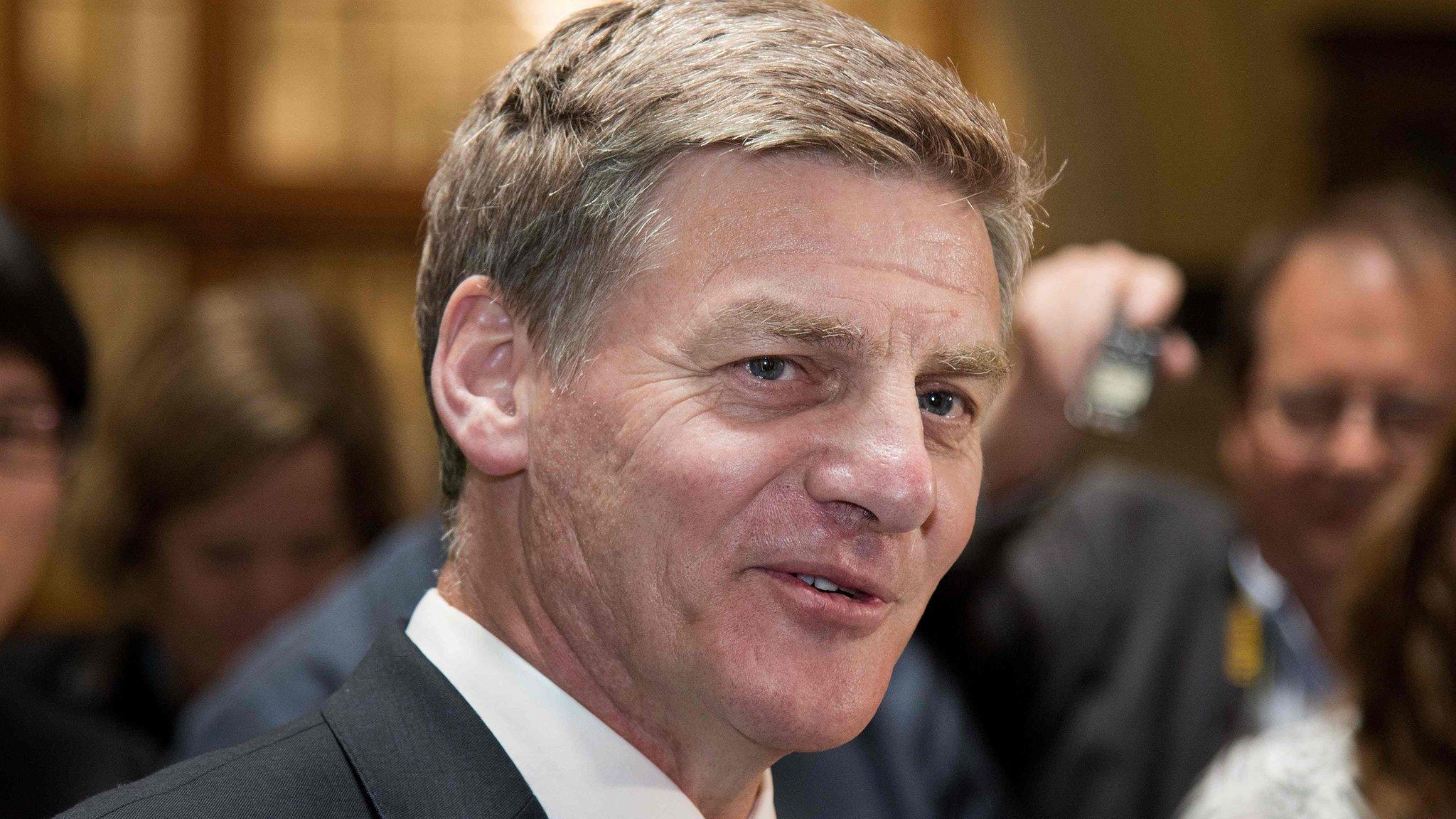 Bill English speaks to the media during a press conference at parliament in Wellington. 5 Dec 2016