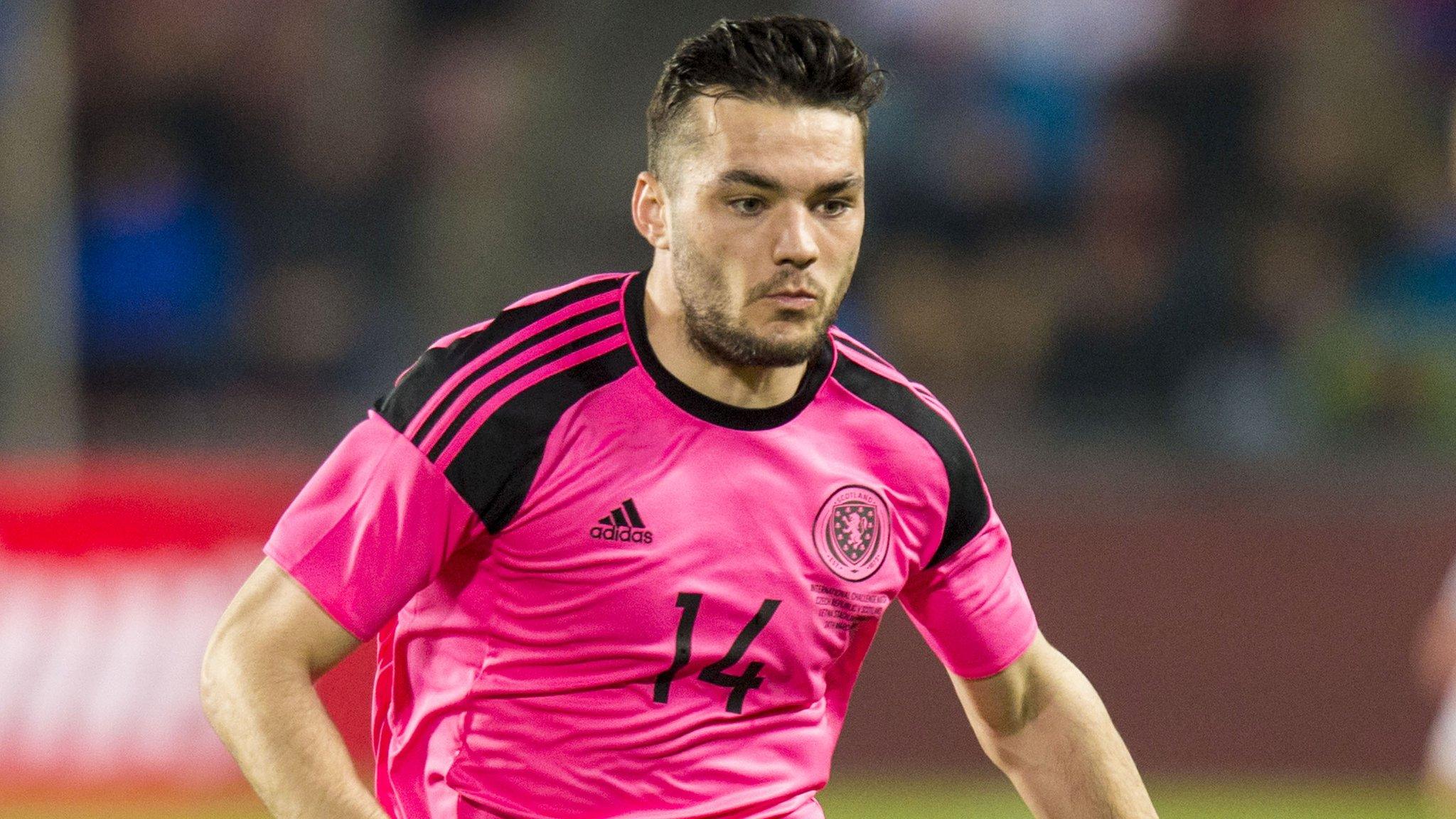 Tony Watt in action for Scotland against the Czech Republic in March