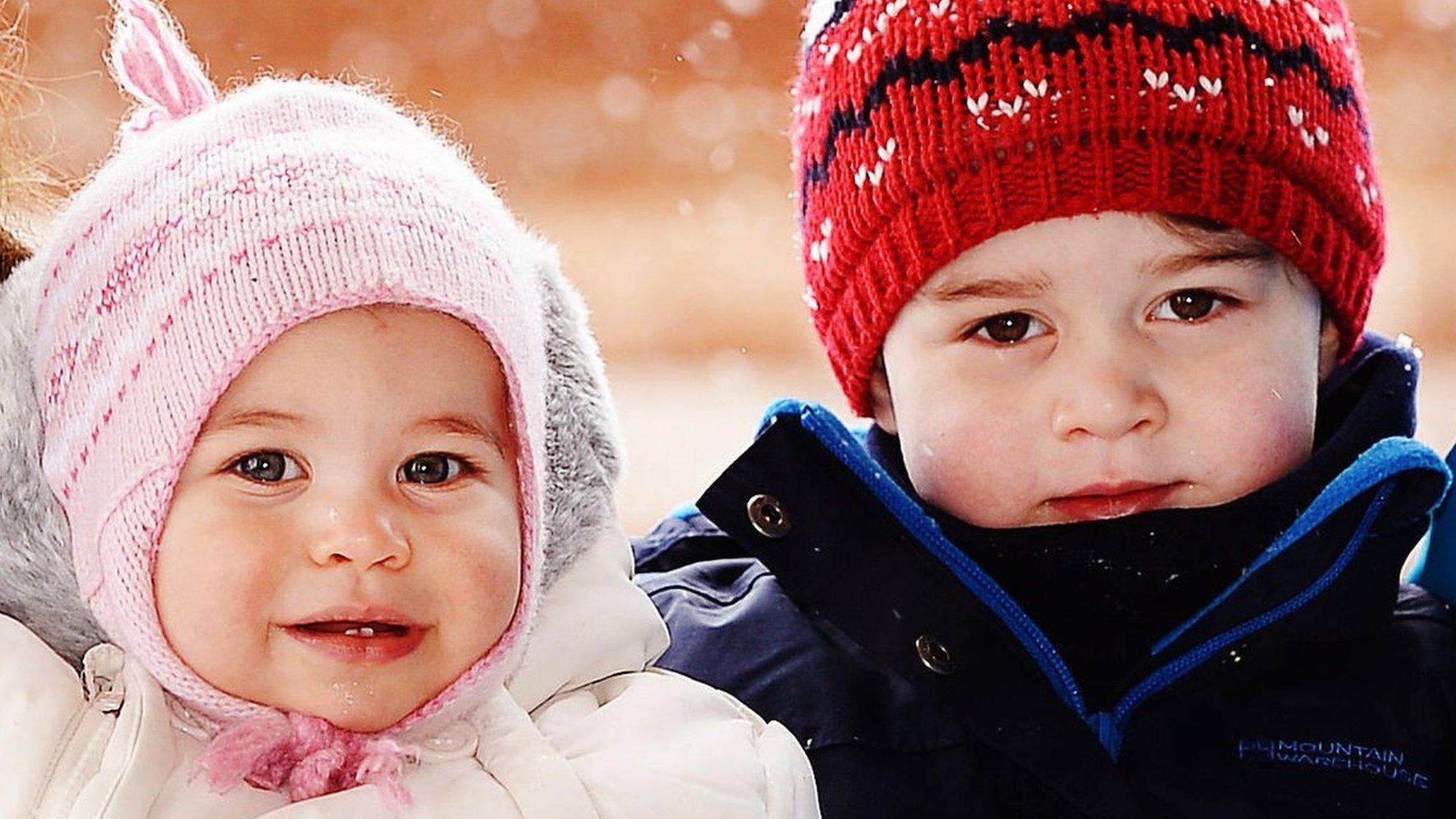 Princess Charlotte and Prince George