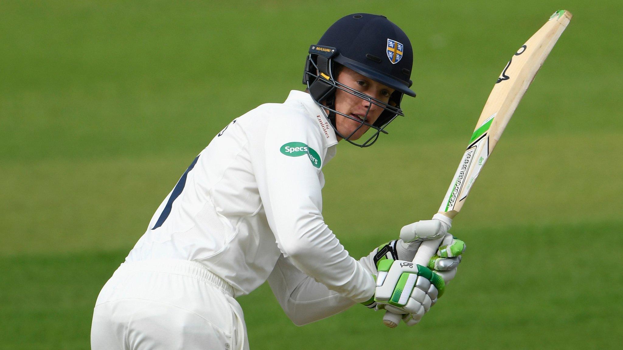 Durham opening batsman Keaton Jennings