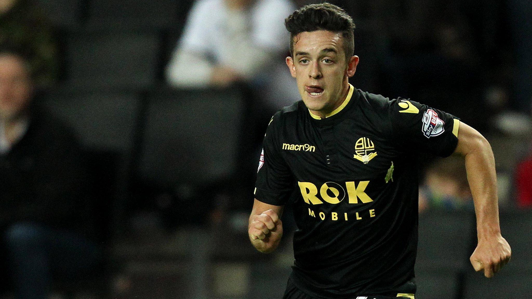 Bolton Wanderers forward Zach Clough