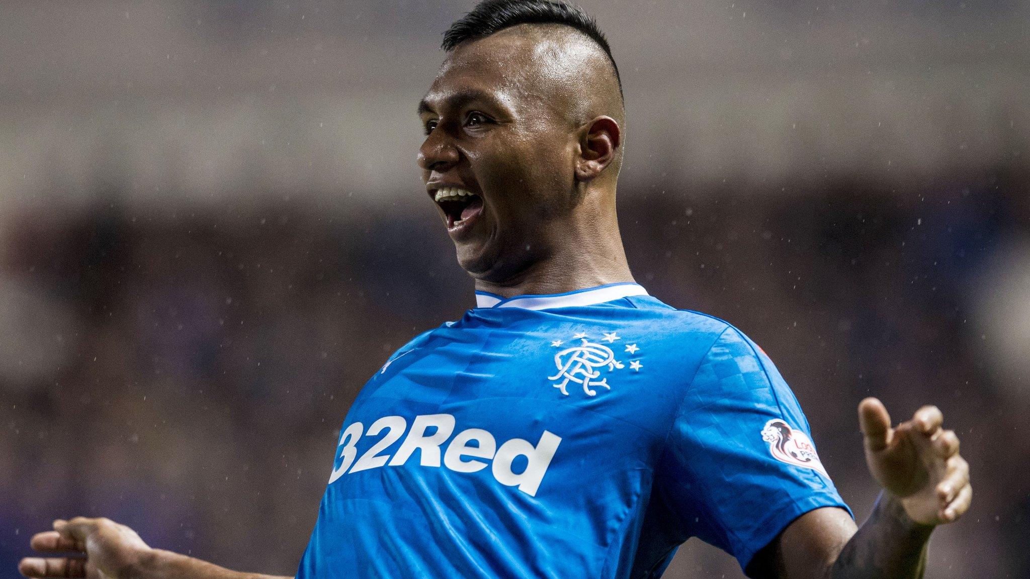 Rangers striker Alfredo Morelos