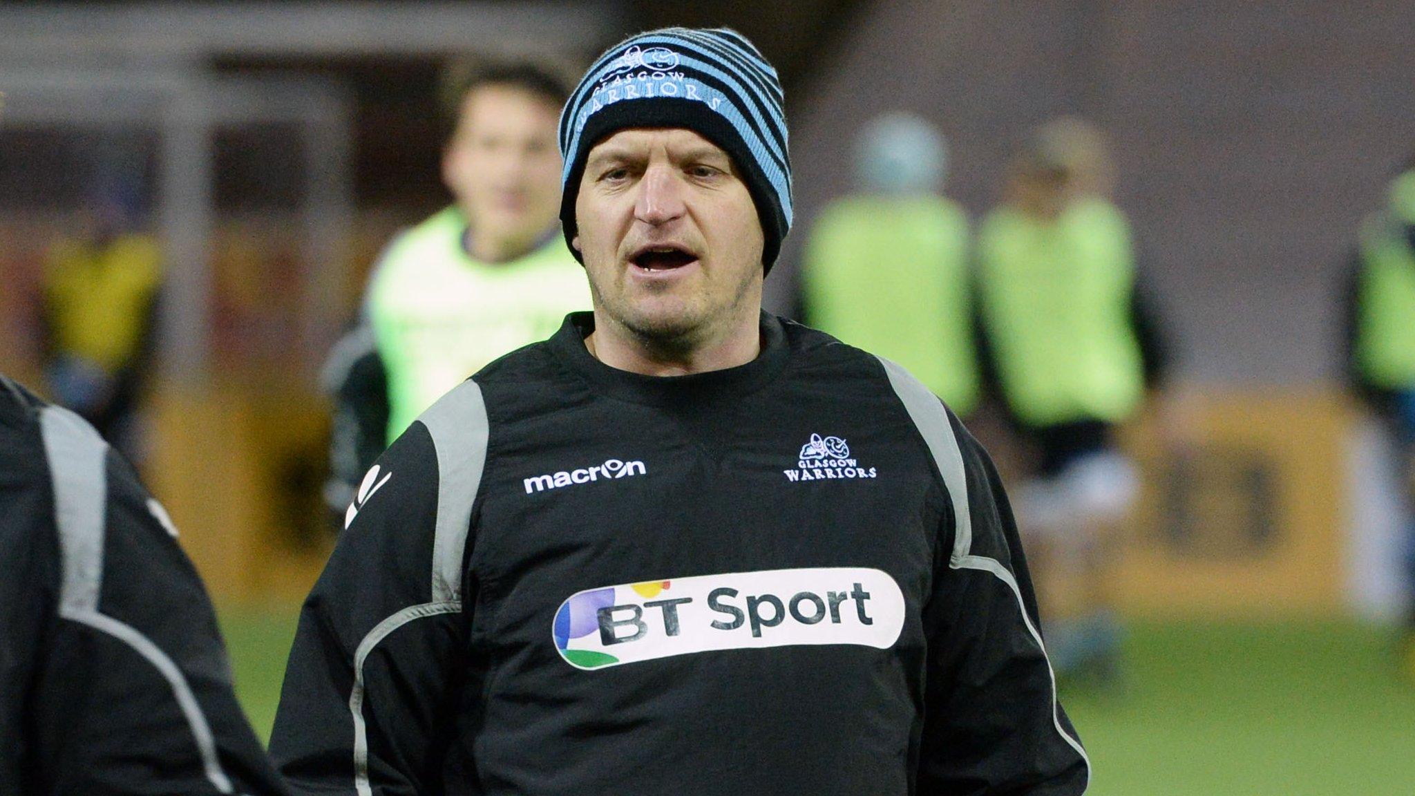 Glasgow Warriors head coach Gregor Townsend